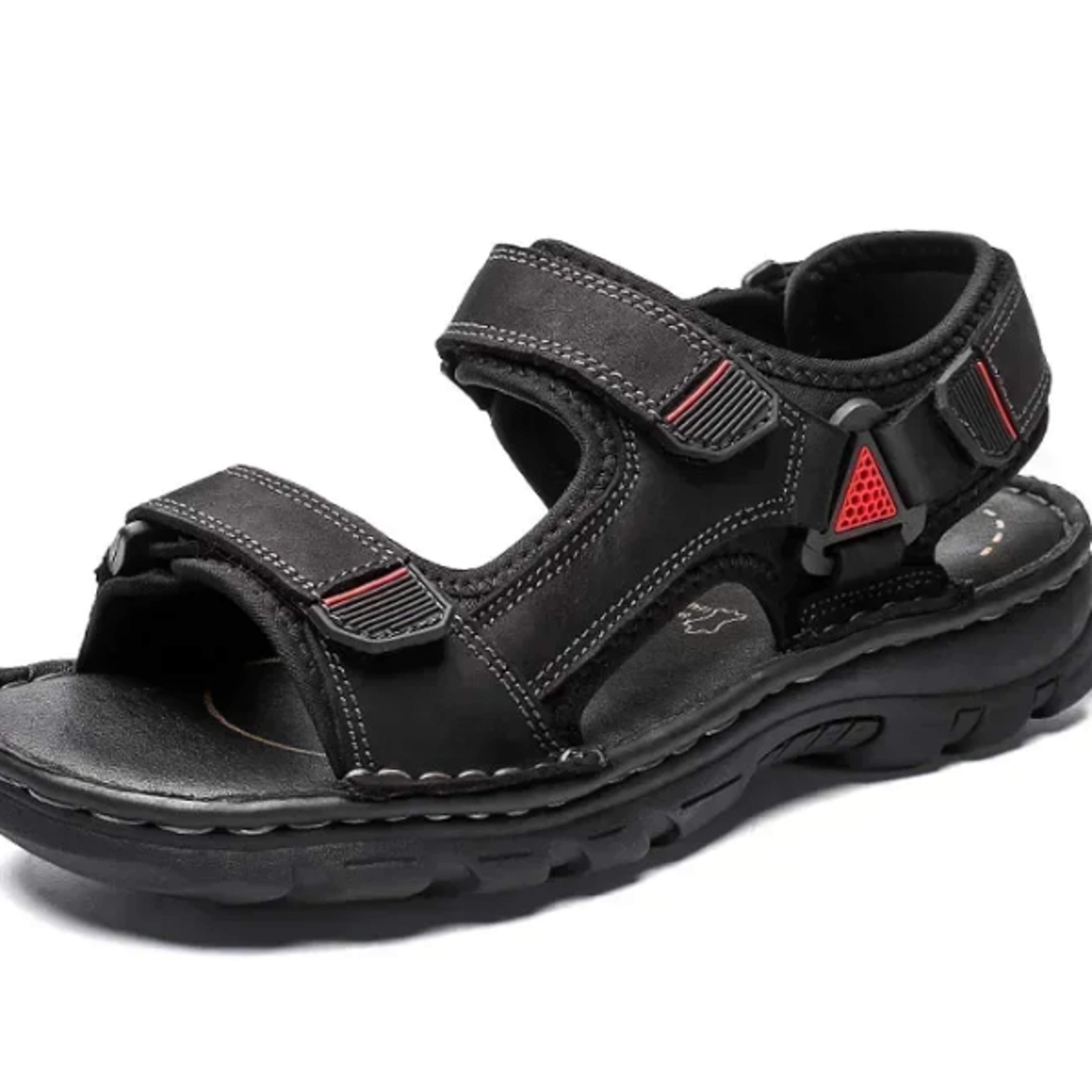 Fashion Outdoor NonSlip Sneakers Male Genuine Leather Sandals Summer Casual Men Shoes Vacation B