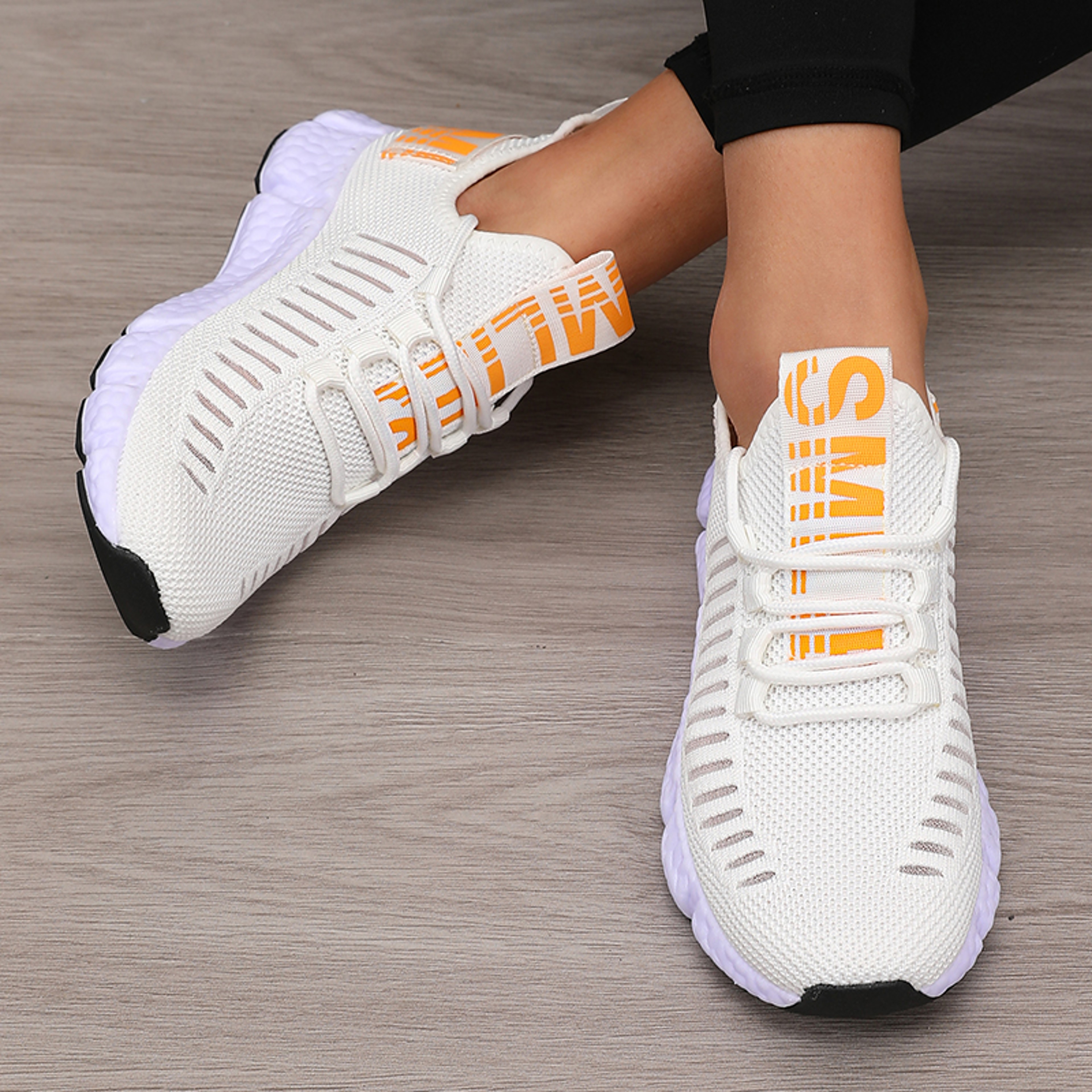 Breathable Womens Sports Platform Shoes For Outdoor Hiking Comfortable Walking Casual Trendy Design 3