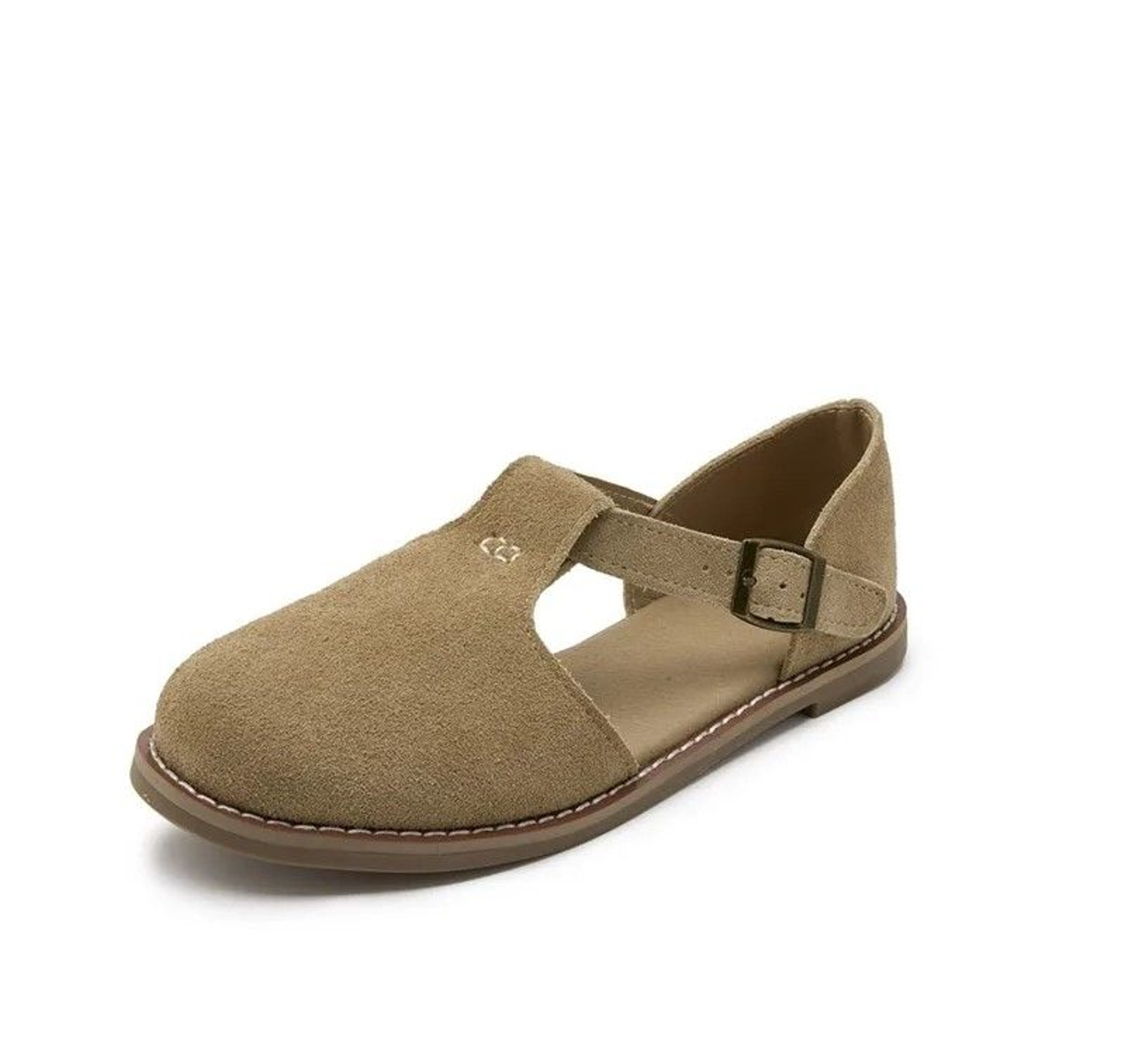 New Retro Women's Sandals Flat-Soled Frosted Leather Hollow Roman Shoes – view 7
