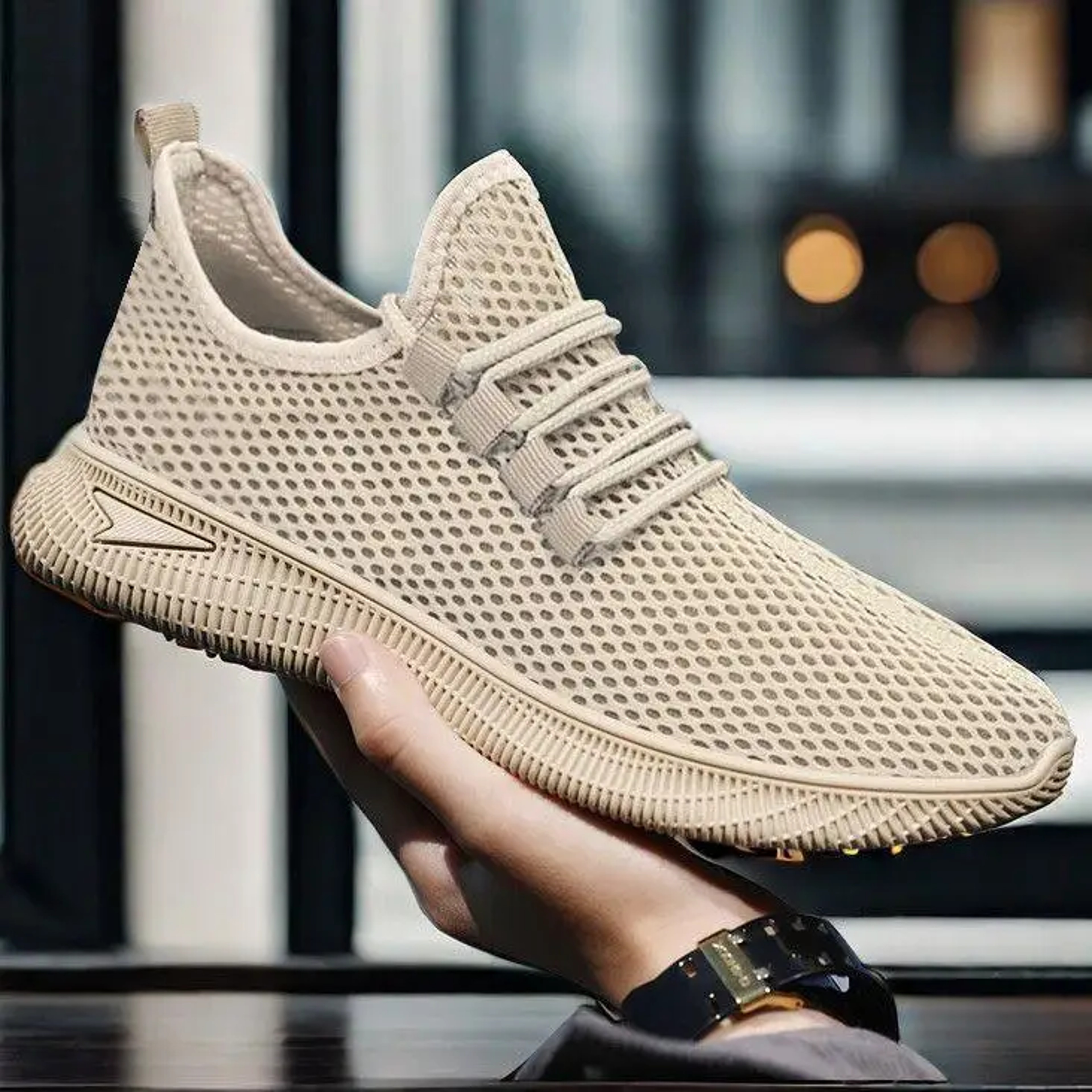 Spring Summer Mens Outdoor Sport Shoes Breathable Soft Bottom Antislip Casual PVC Wearresistant New 0
