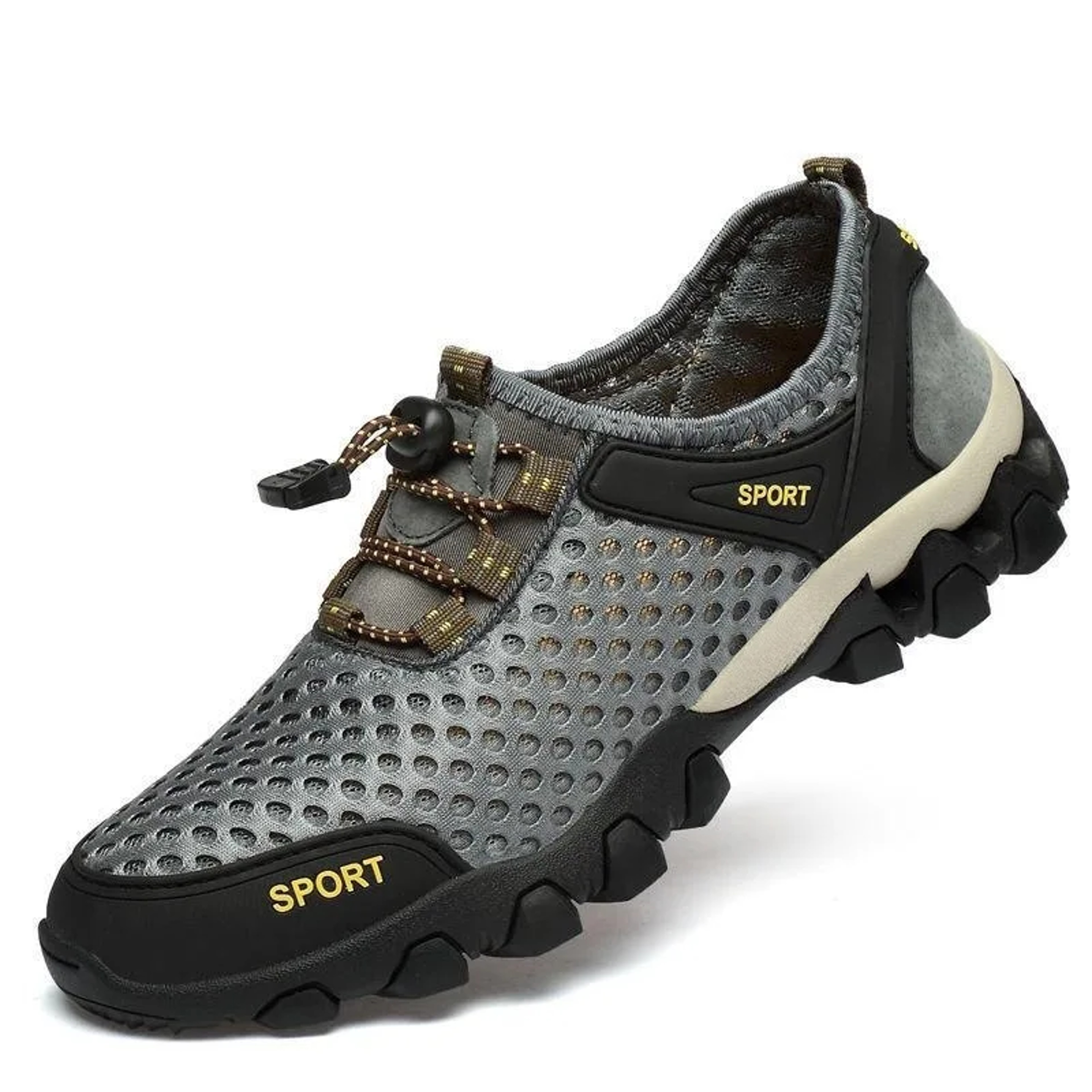 Fashion Mountaineering Mesh Sports Shoes For Men Breathable Lightweight Summer Sneakers Outdoor Tra 5