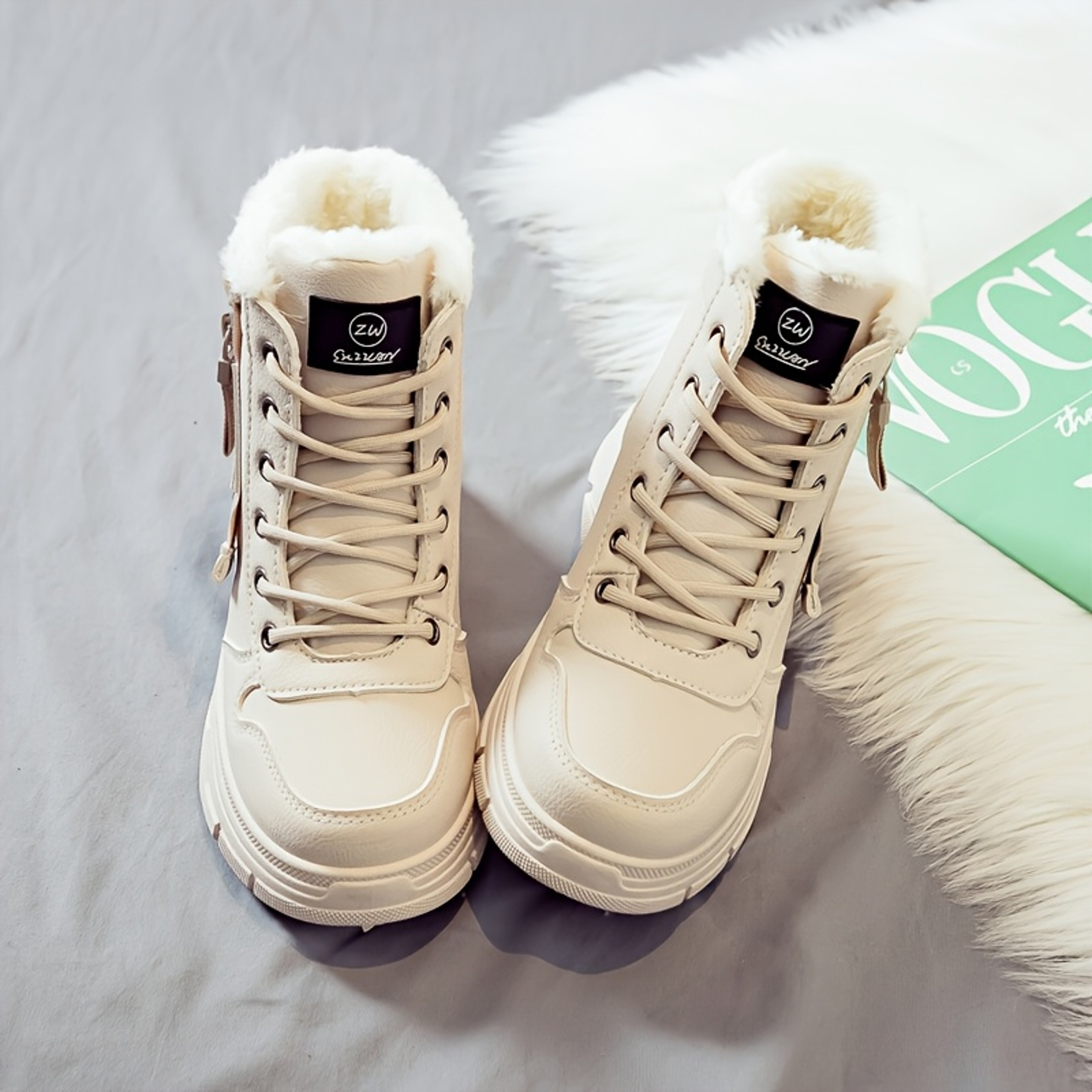 Short Boot For Women Winter Boot With Thick Lining And Insulation Stylish And Versatile Womens Ankl 3