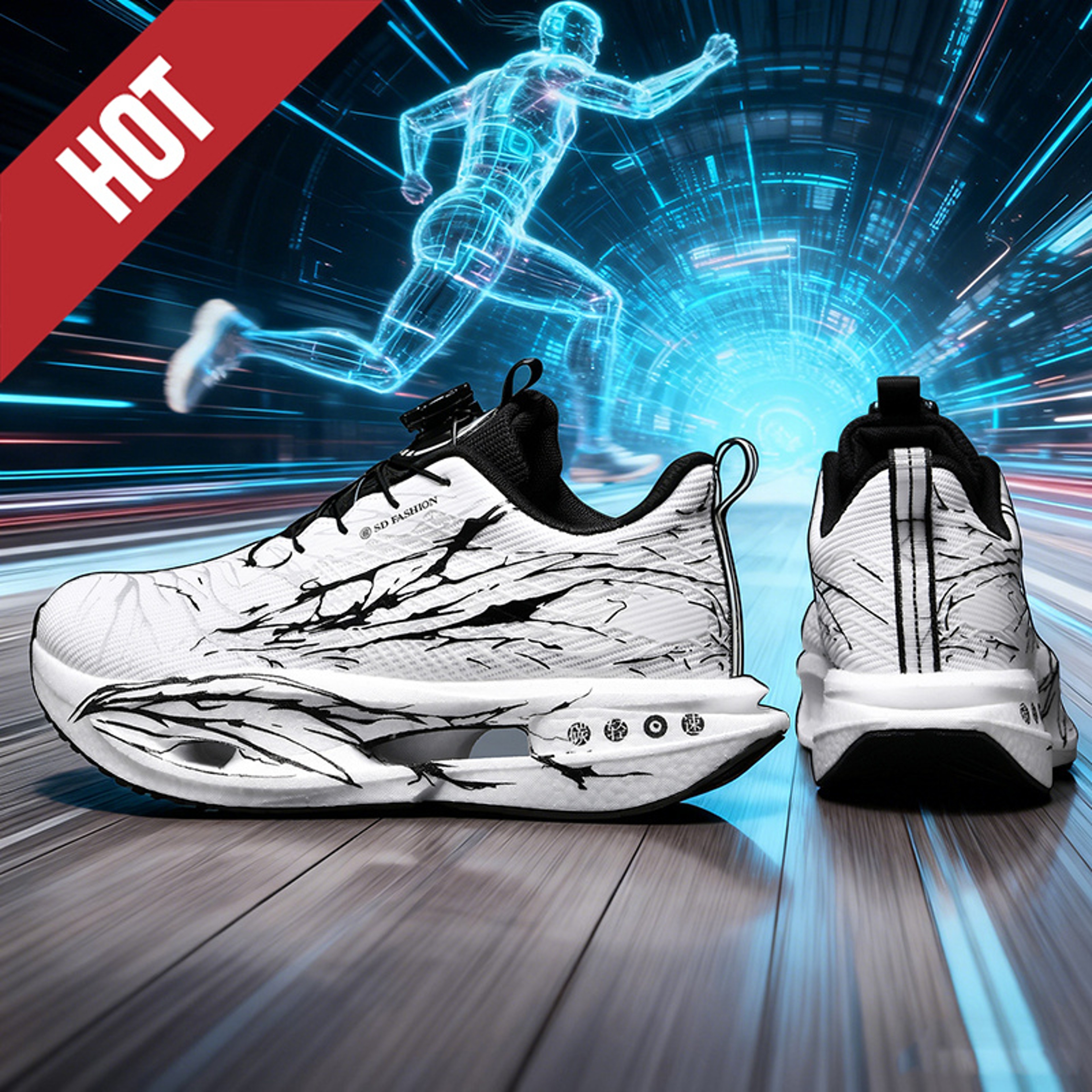 Comfortable Athletic Running Shoes For Men And Women Lightweight Antiskid Breathable Casual Sports  0