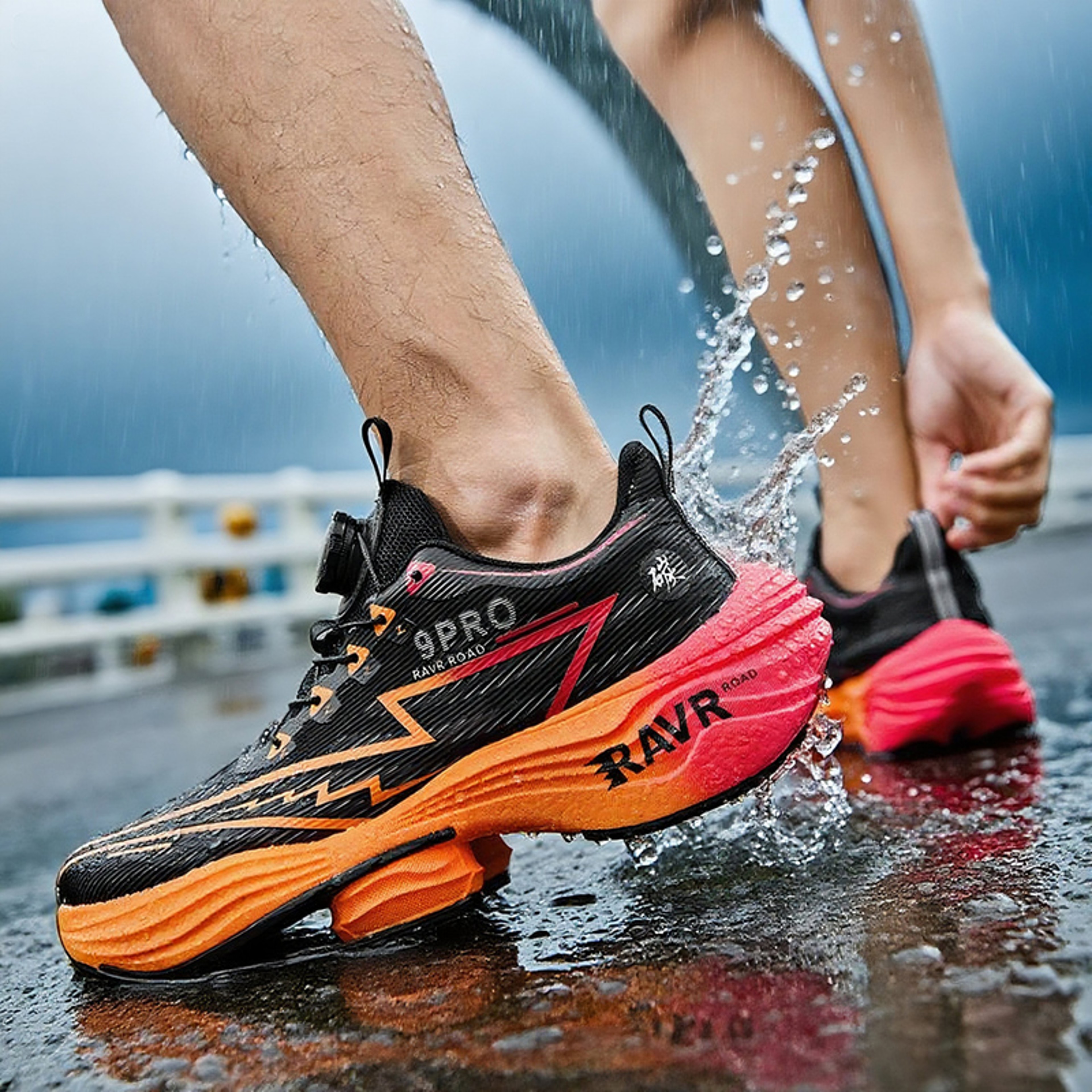 Comfortable Mens Running Shoes Athletic Tennis Nonslip Cushioning Racing Marathon Sports Carbon Pla 2