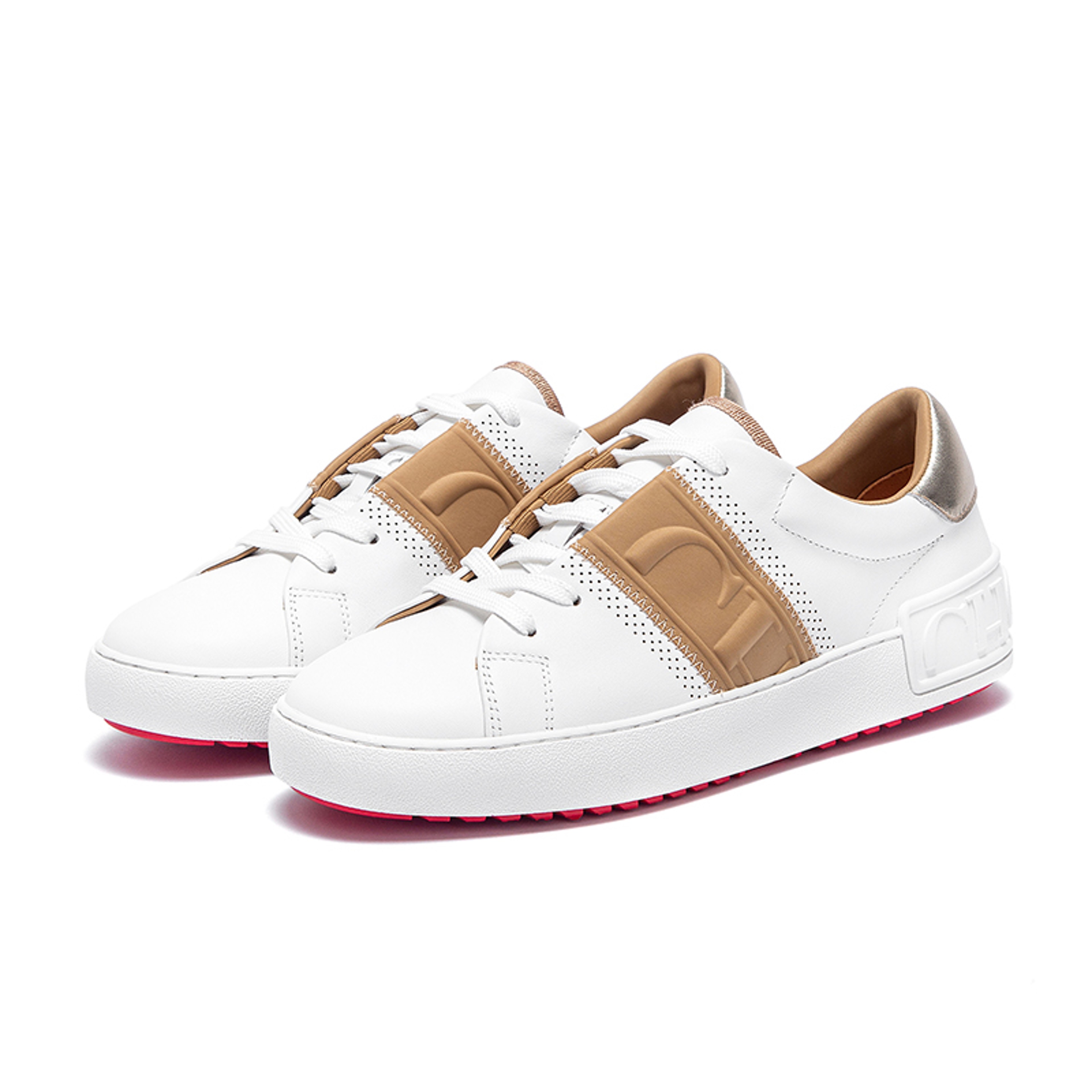 New Luxury Brand Women Casual Shoes White Flat Sneakers Comfort Press Insole Balance Technology 4