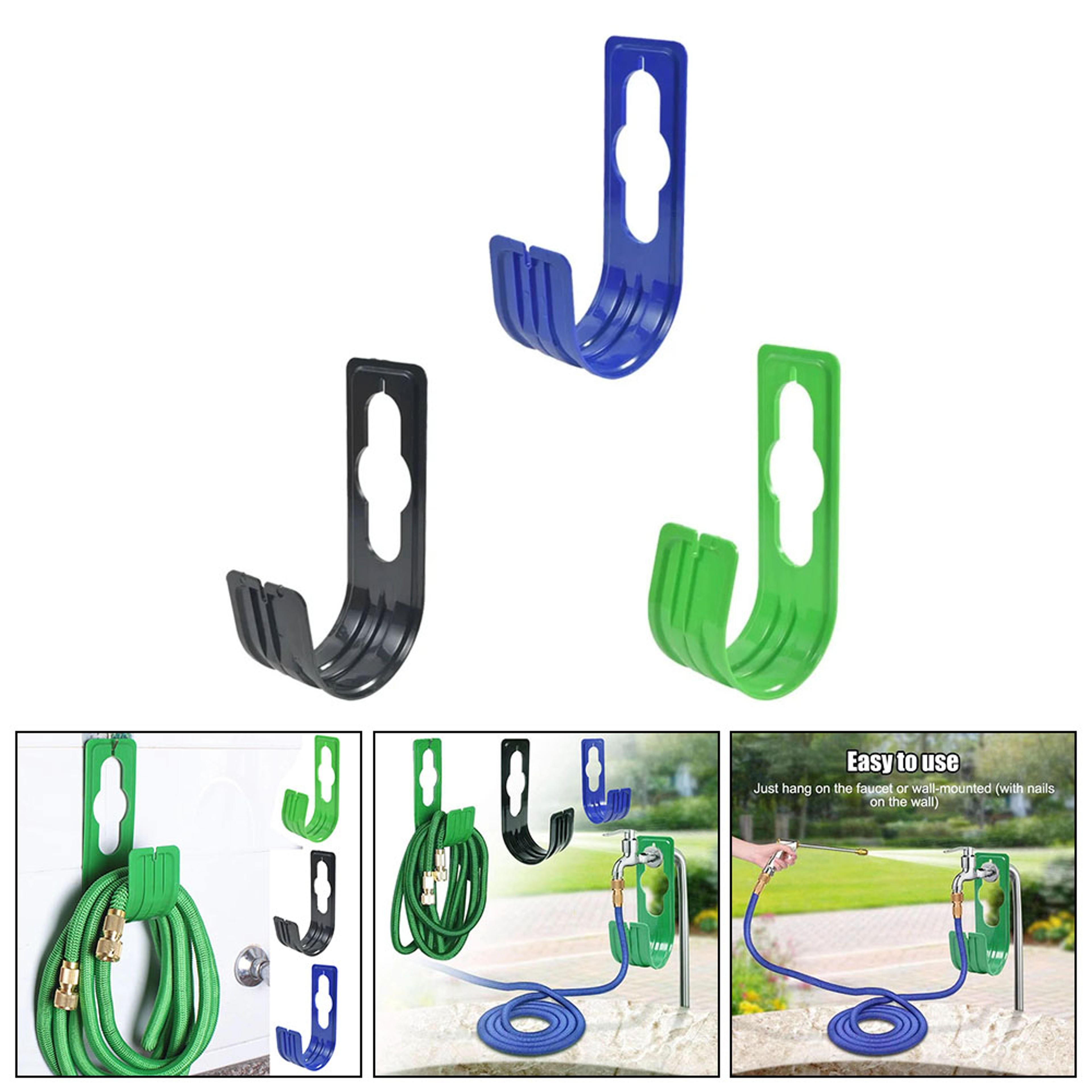 Water Pipe Reel Rack Wall Mount Garden Hose Organizer Tap Holder Durable Storage Rack For Agricultu 1