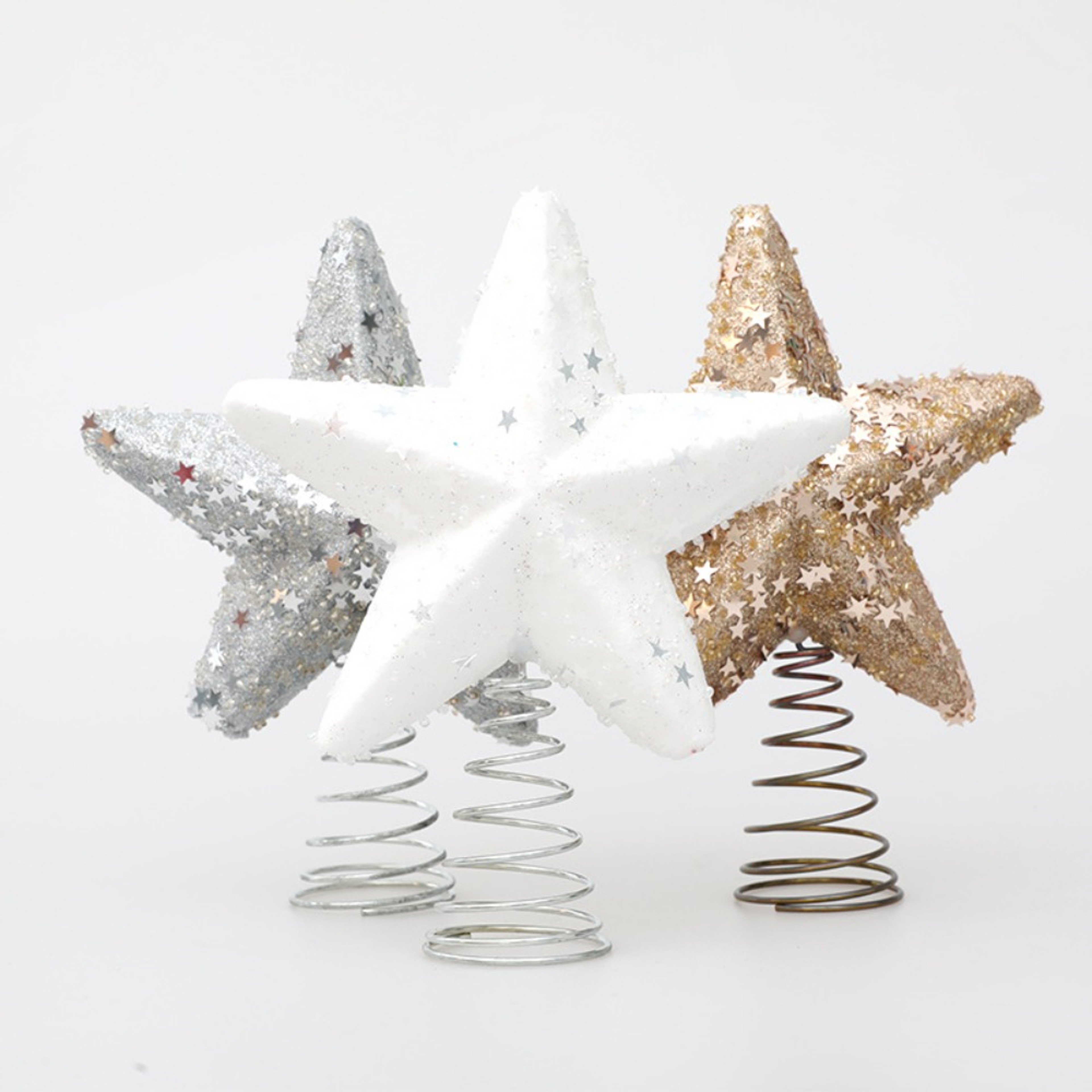 New Pentagram Christmas Tree Top Star Party Decoration Crafts Christmas Tree Decorations Family New 0