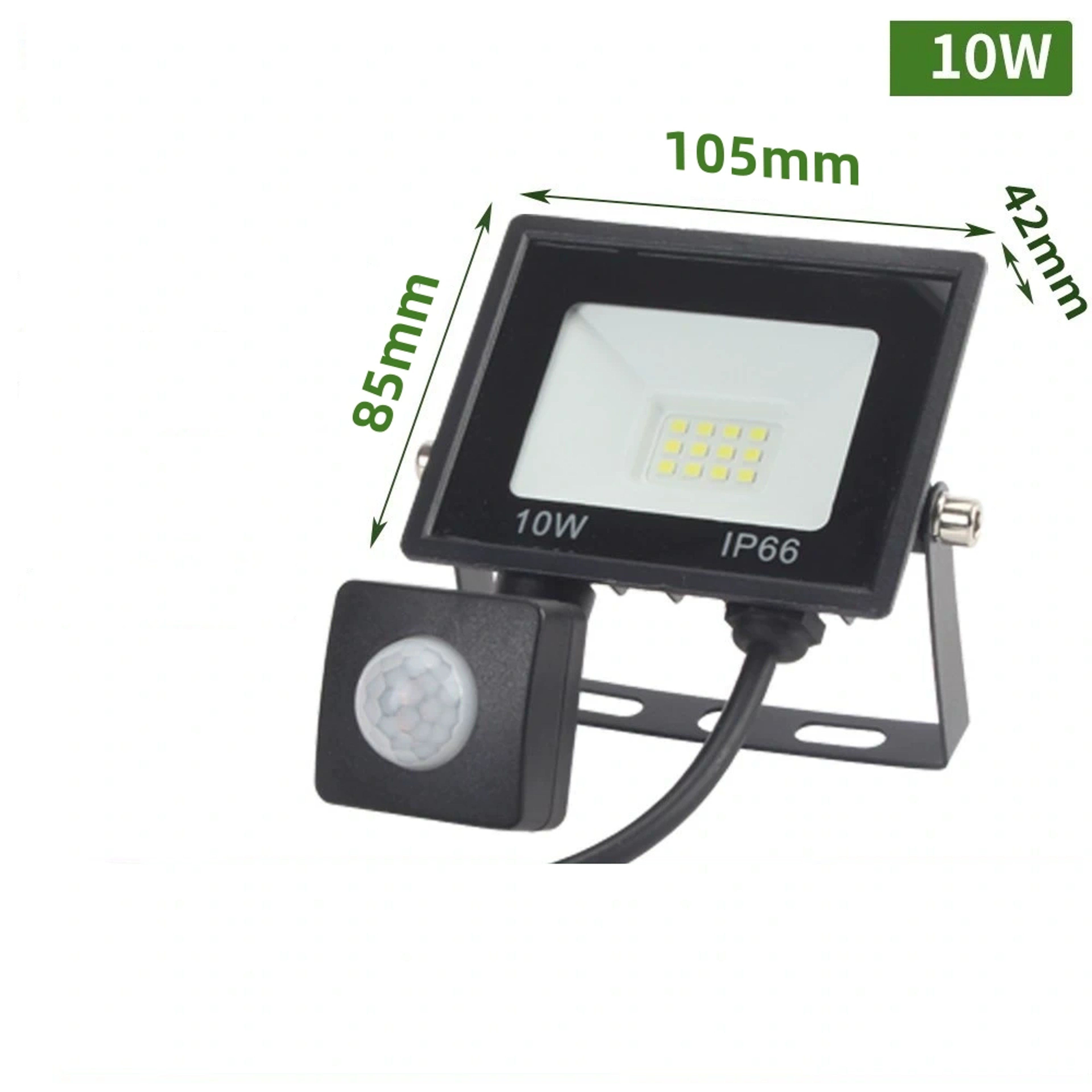 LED PIR Motion Sensor Floodlight Outdoor Wall Light, Waterproof Floodlight Garden White Light – view 7