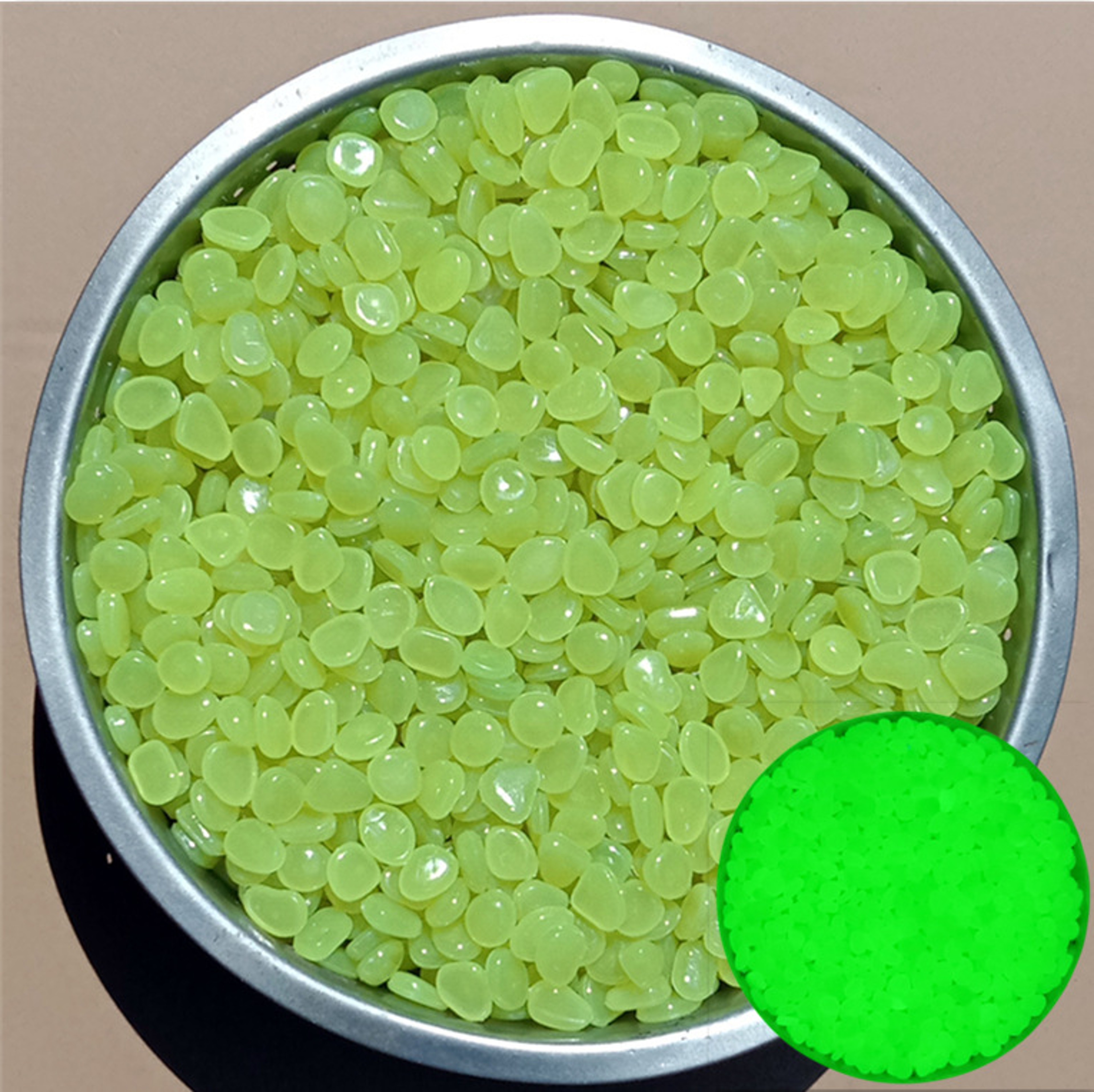 Glow In The Dark Garden Pebbles, Decorative Luminous Stones, DIY Fairy Garden Rocks, Yard and Walkway Decor – view 11