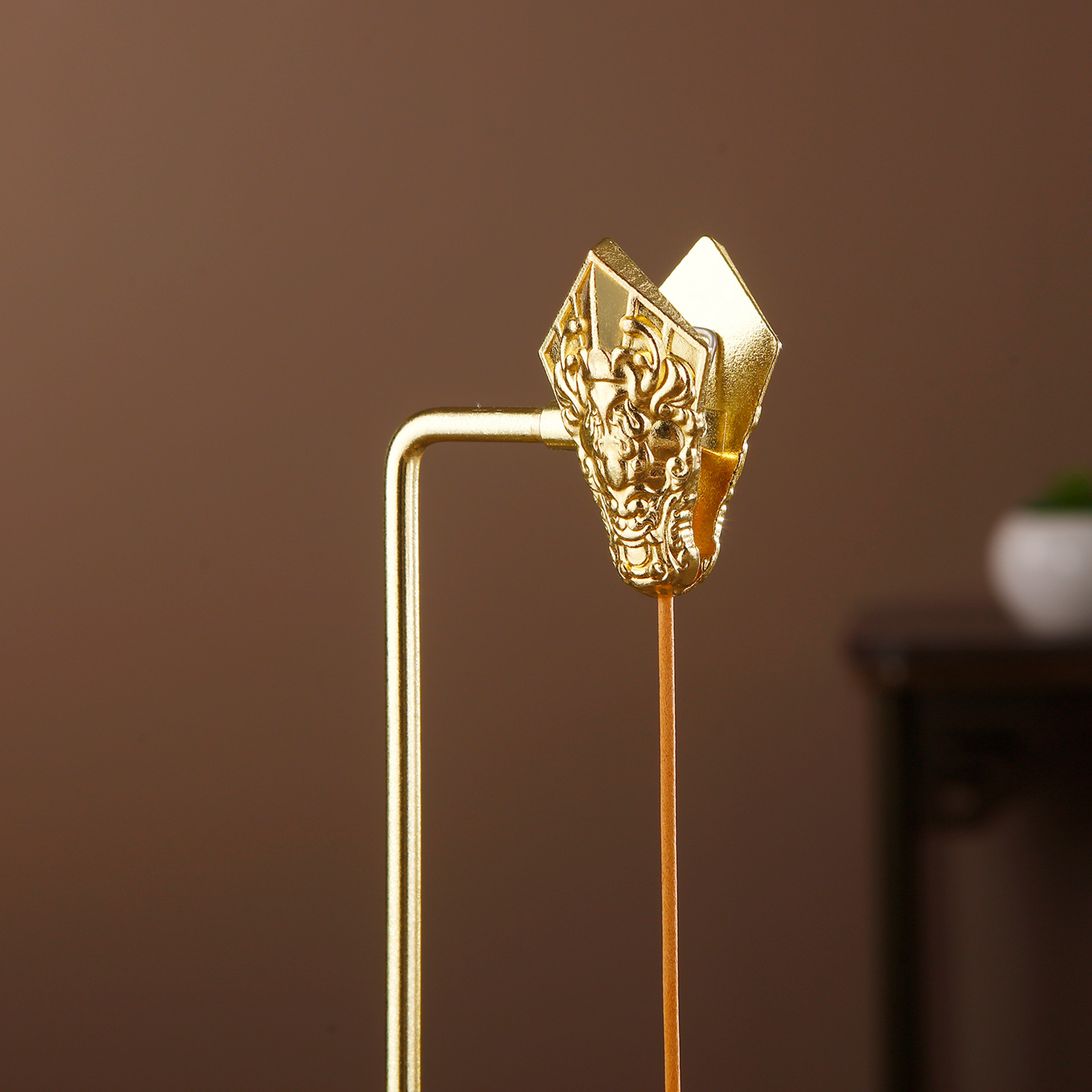 Glass Mountain Incense Holder, Dragon Clip Anti-Ash Incense Burner, Ash Catcher Stick Holder for Yoga Meditation – view 5