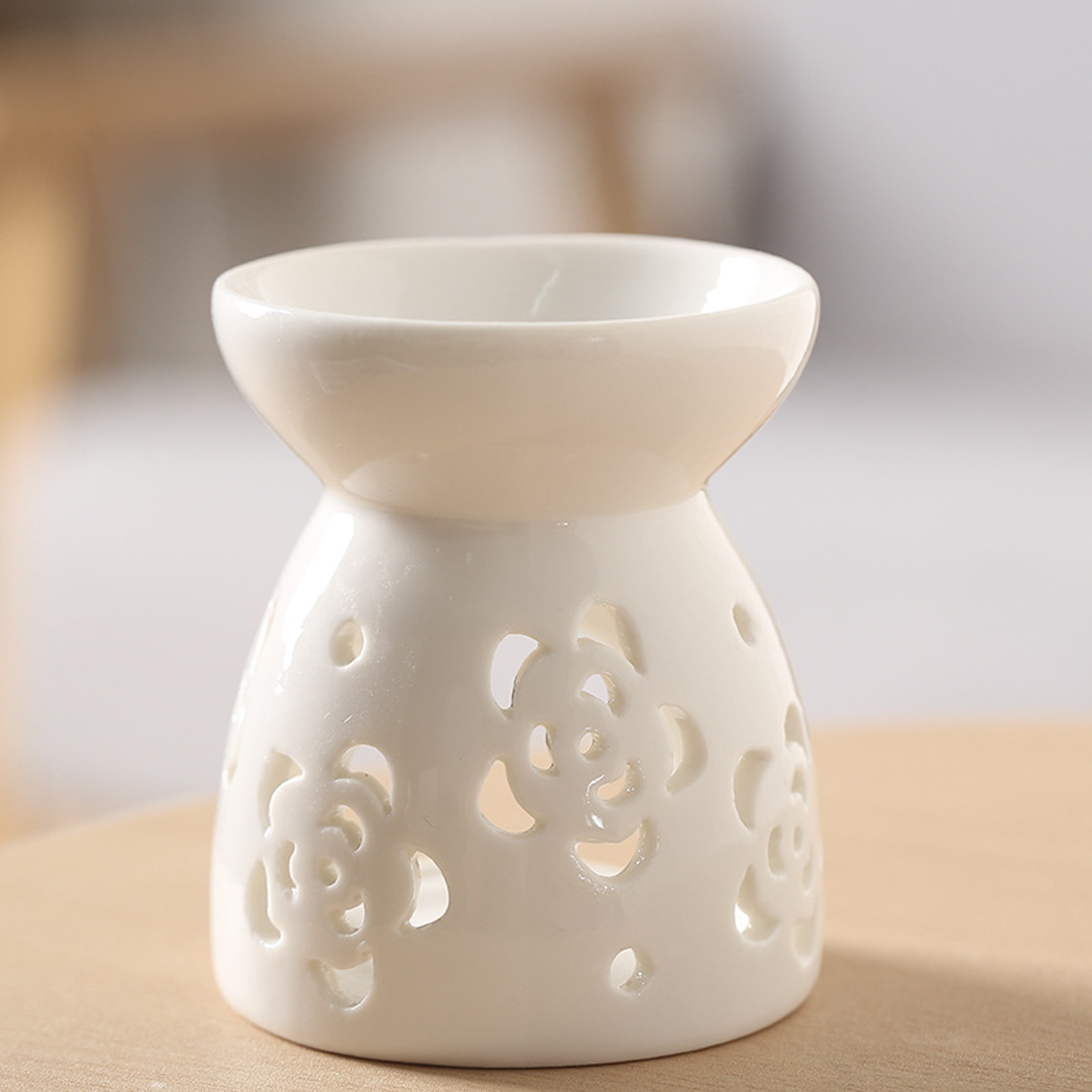 Household Ceramic Aromatherapy Stove, Incense Burner Holder, Wax Melt Candle Holder, Fragrance Diffuser for Living Room – view 8