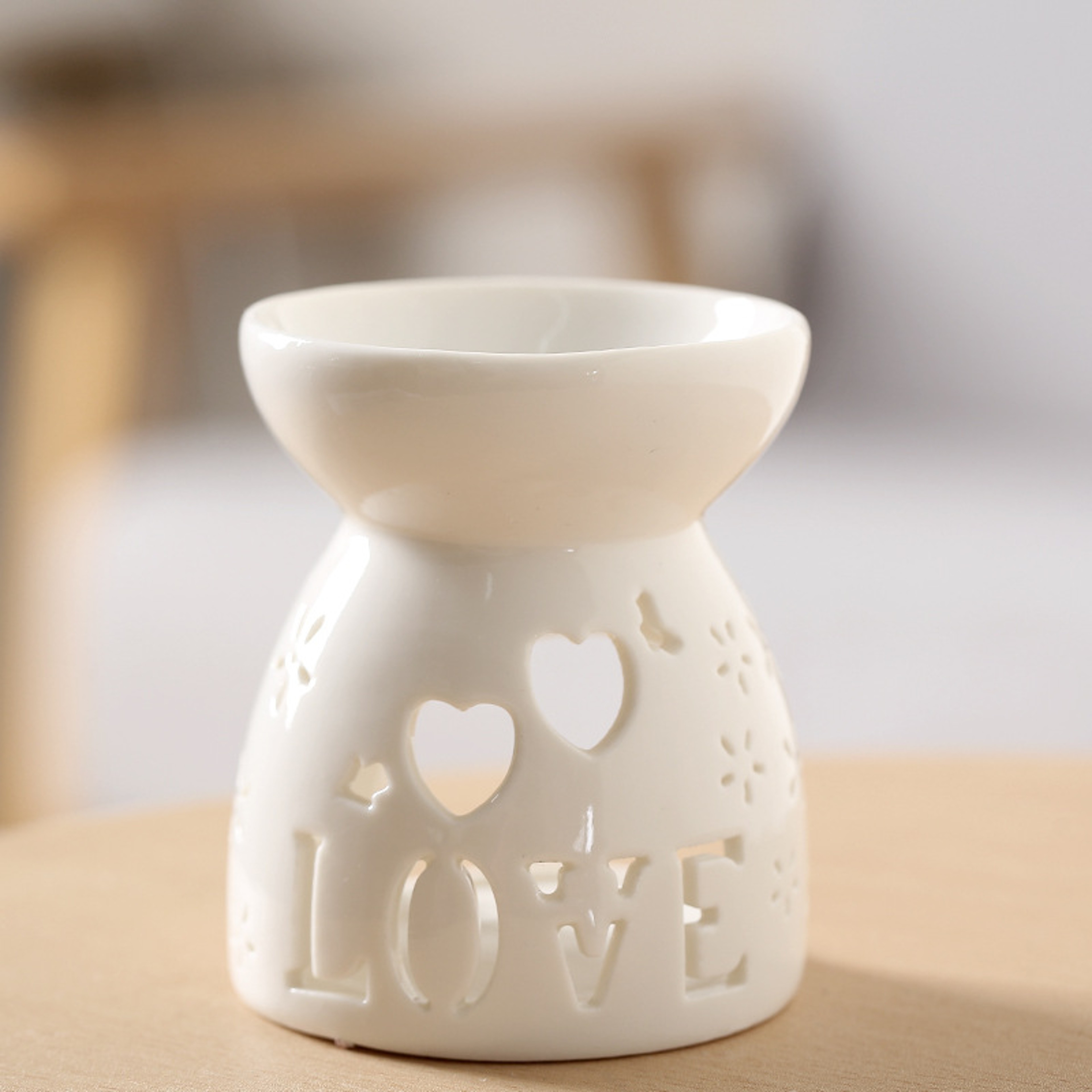 Household Ceramic Aromatherapy Stove, Incense Burner Holder, Wax Melt Candle Holder, Fragrance Diffuser for Living Room – view 14