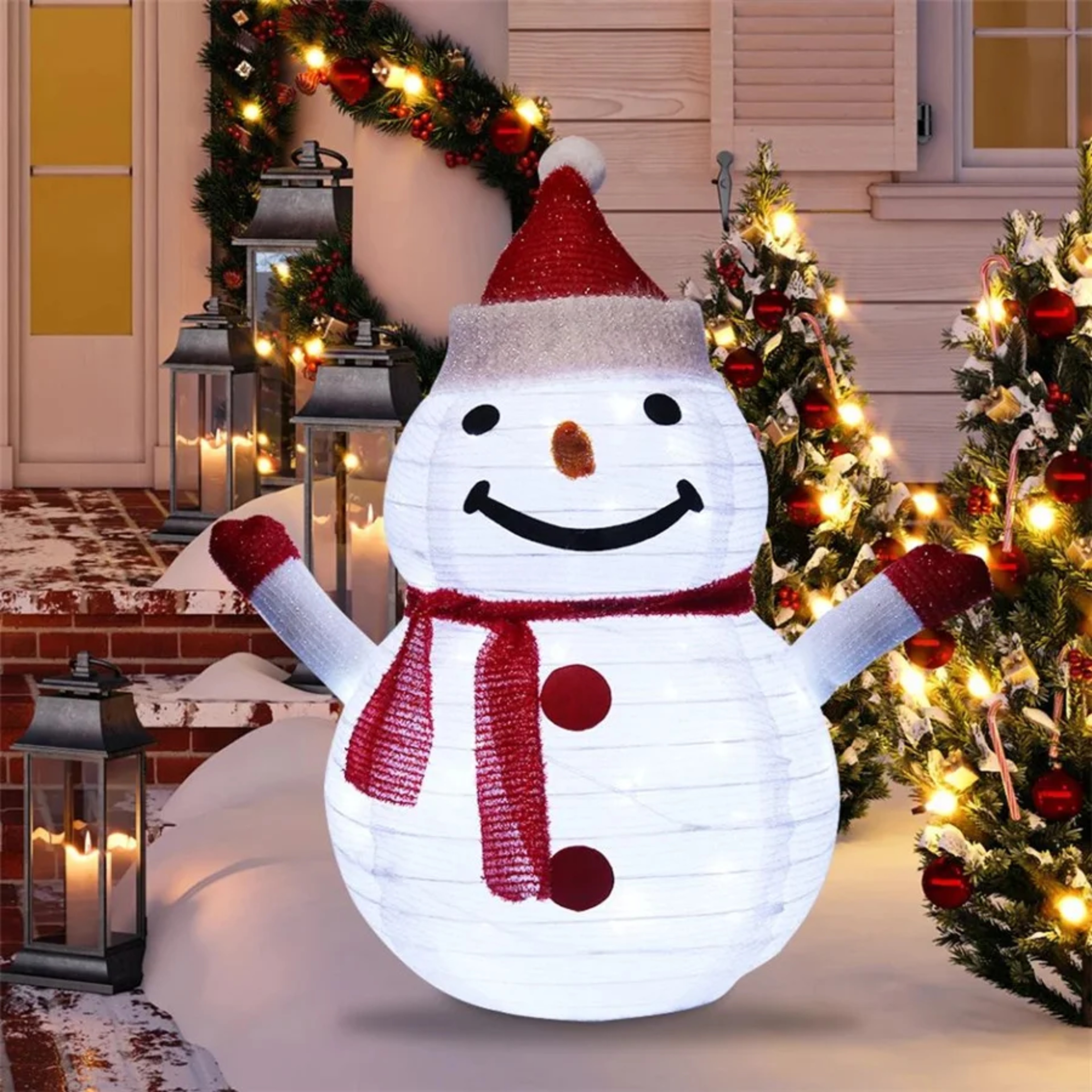 Lantern Outdoor Waterproof Lawn Garden, New Santa Claus Snowman Fairy Lights, Lights for Wedding Party Christmas – view 3