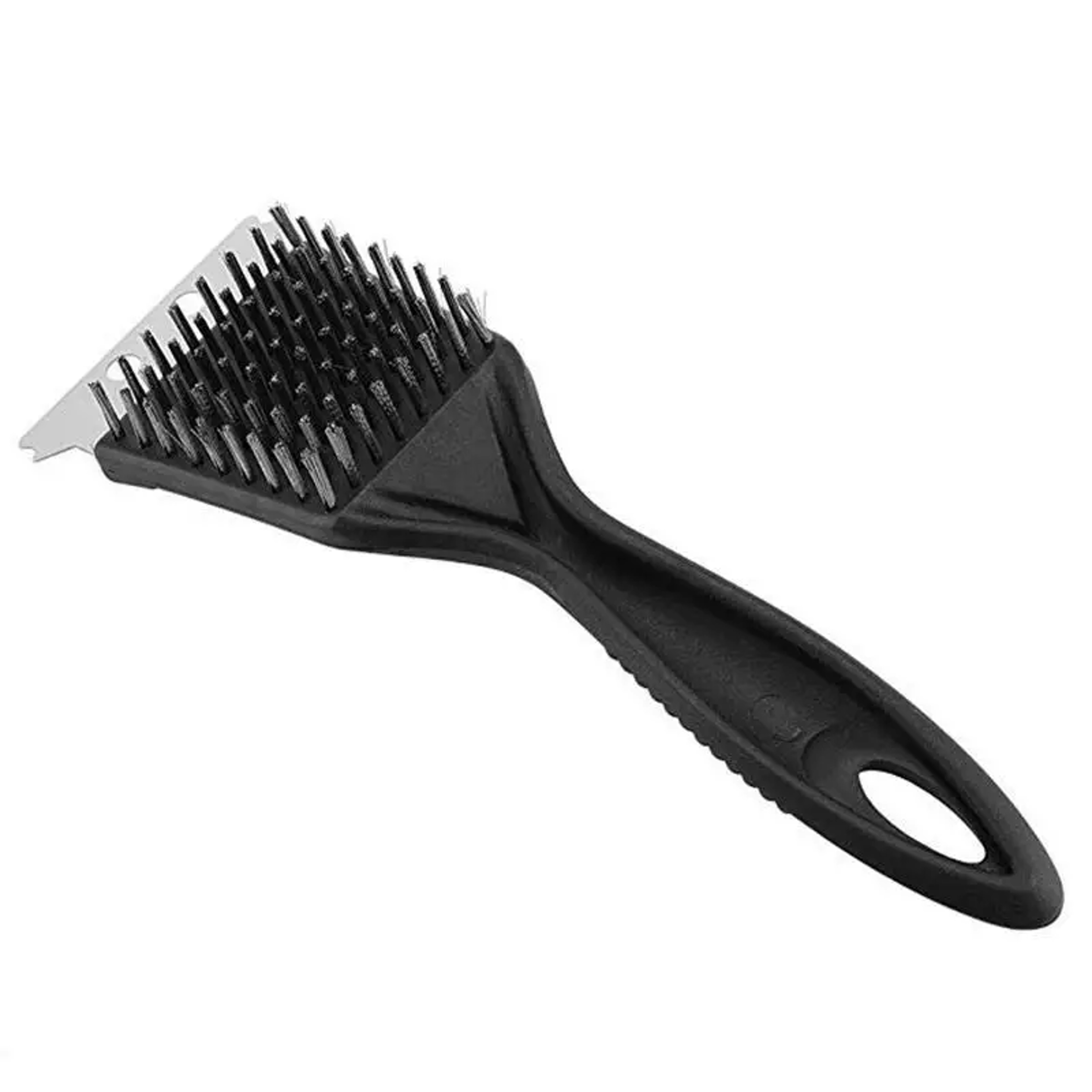 Barbecue Grill Brush, Steel Wire Bristles, Durable BBQ Cleaning Tool, Outdoor Home Cooking Gas Kit Accessory – view 4