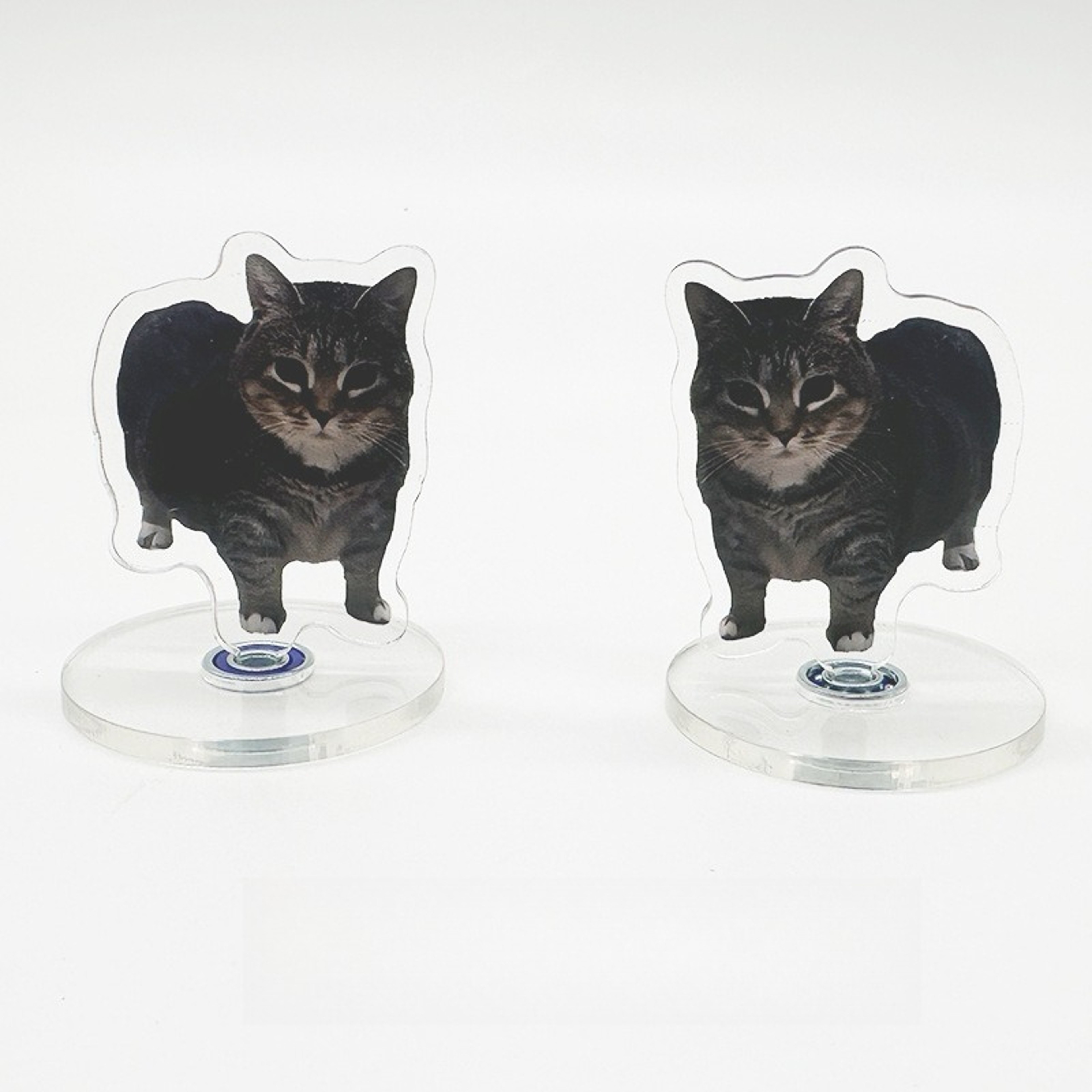 Cute Cat Acrylic Rotating Kitten Stand, Desk Decoration, Home Decor, Car, Motorcycle, Kids, Adults Gifts – view 6