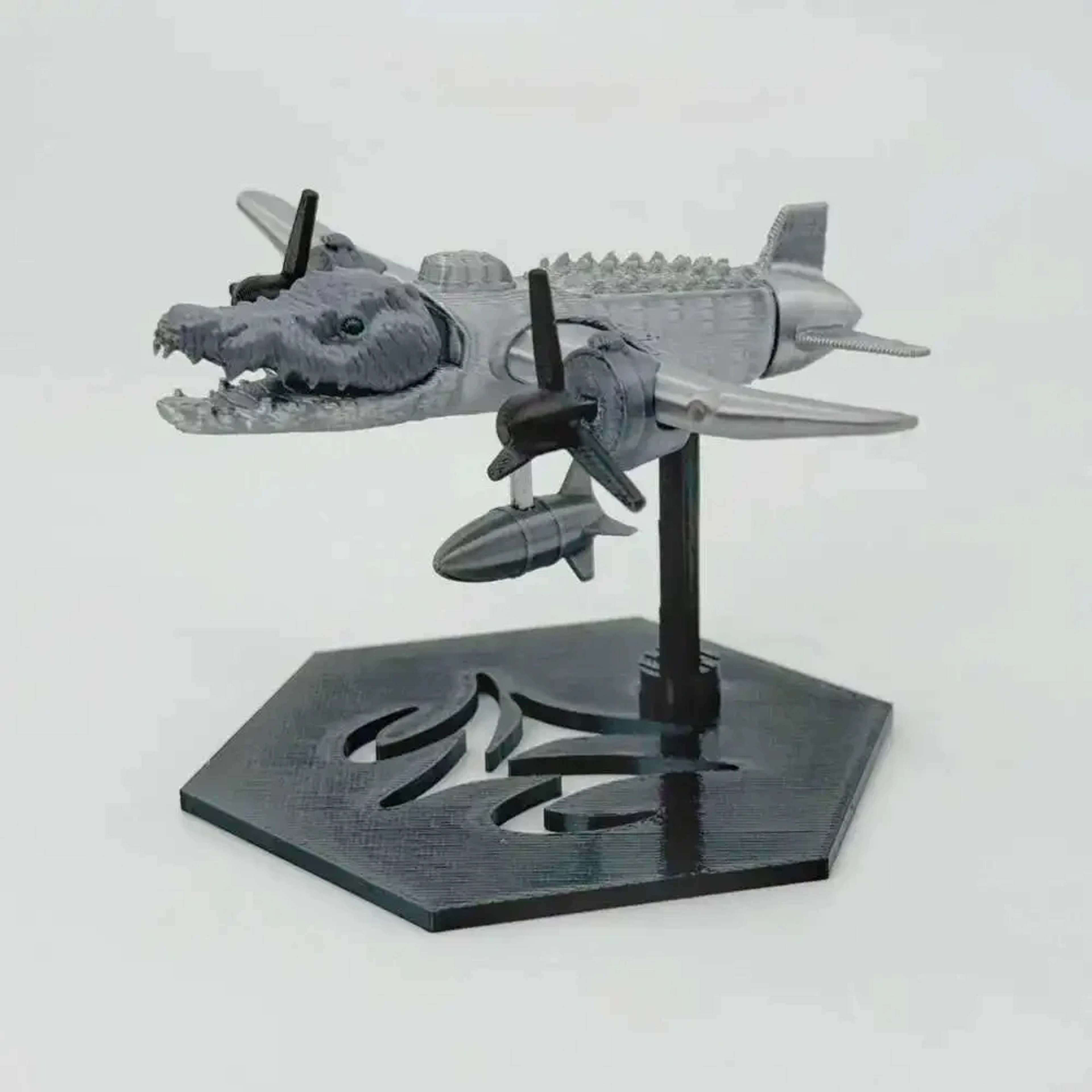 Funny Shark Creative Abstraction Action Figure The Classic Of Mountains And Seas Tralalerotralala T 1
