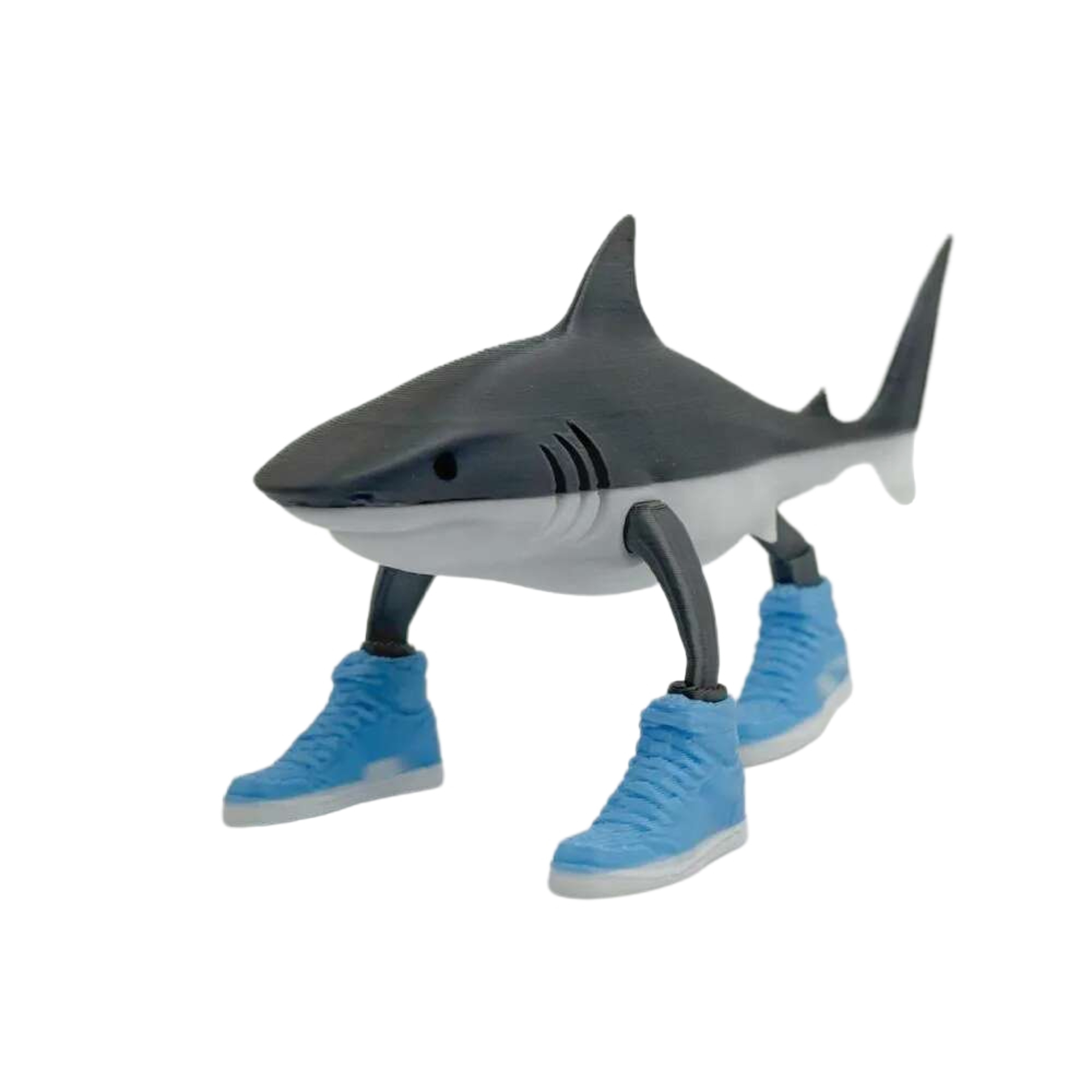 Funny Shark Creative Abstraction Action Figure The Classic Of Mountains And Seas Tralalerotralala T 2