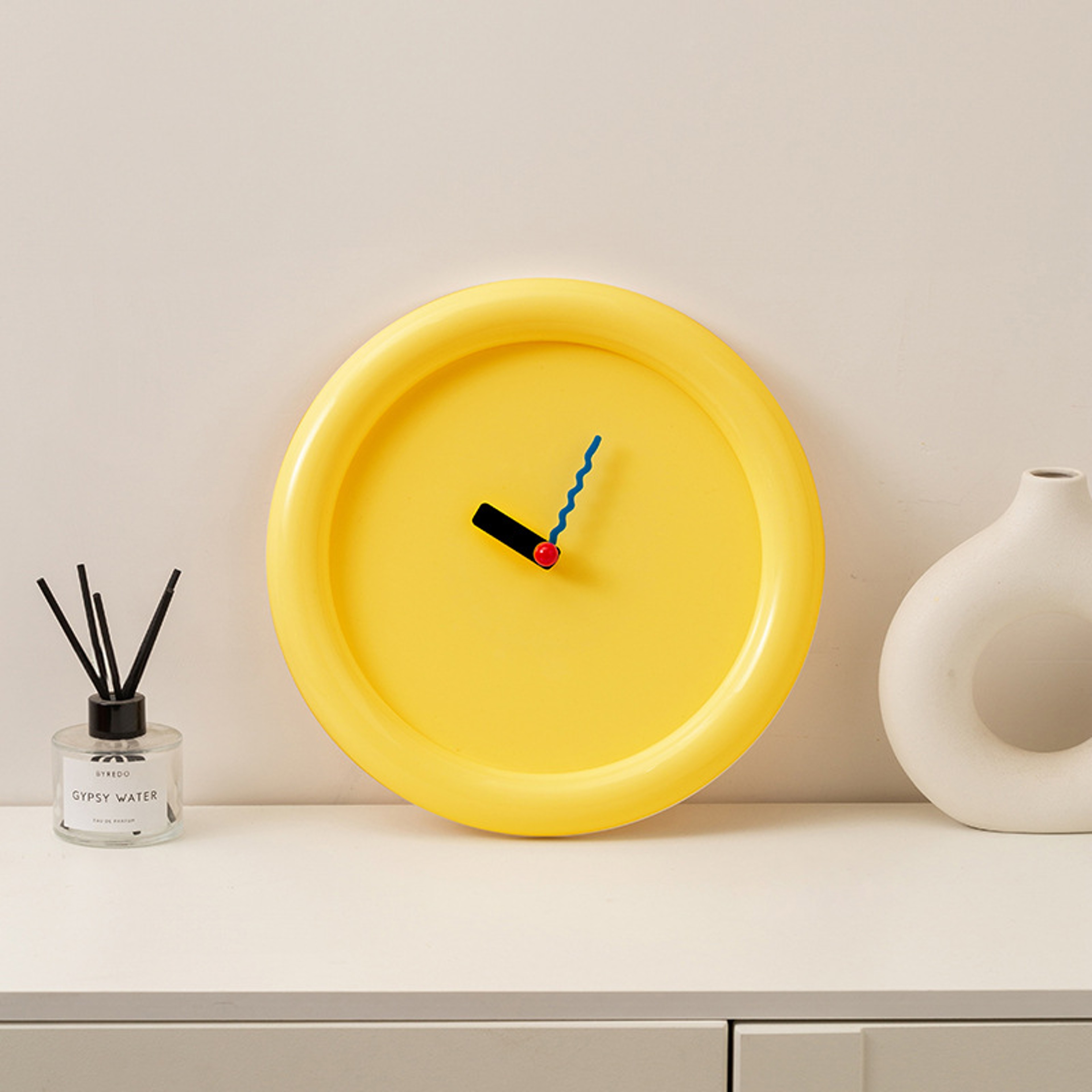 New Wall Mounted Clock Creamy Style Home Decoration Desktop Silent Wall Clock Wall Decor Items 5