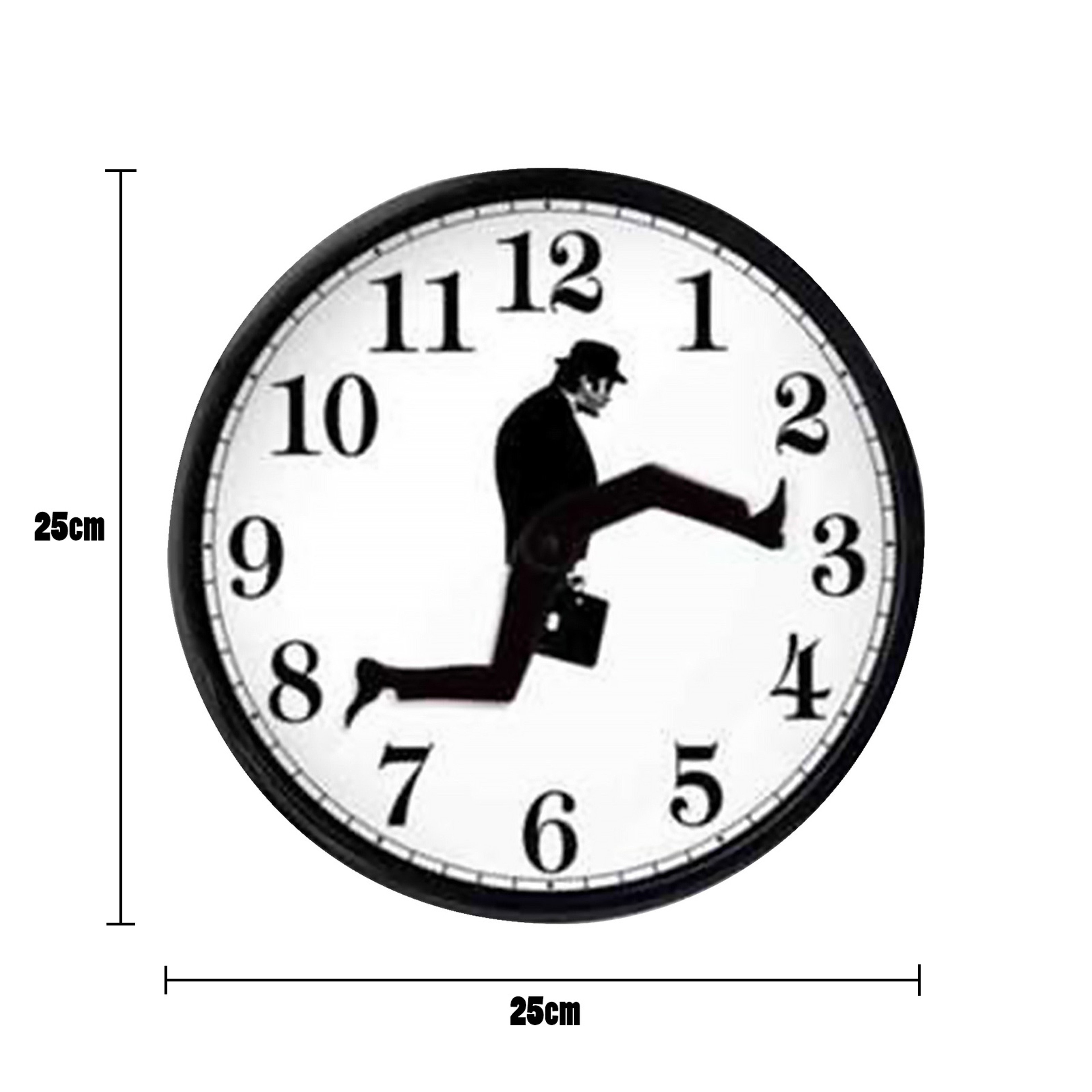 Silly Walk Wall Clock, Monty Python Inspired Creative Artwork, Sweep Seconds Mute Clock Wall Art for Home Living Room – view 6