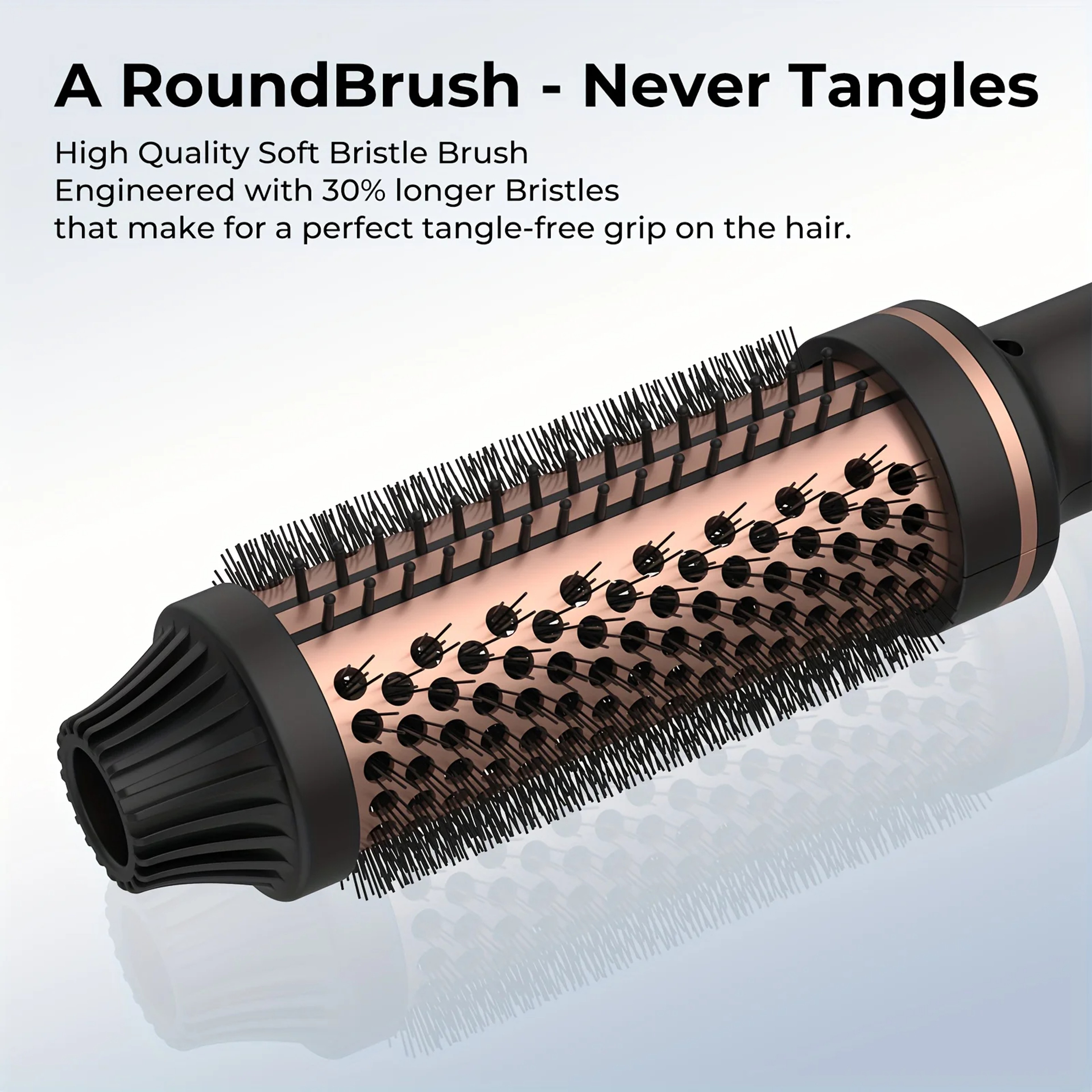 Valentine Gift Electric Hair Brushes, Heated Anti-Scald Thermal Brush, Professional Hair Curler Straightener Hot Comb – view 6