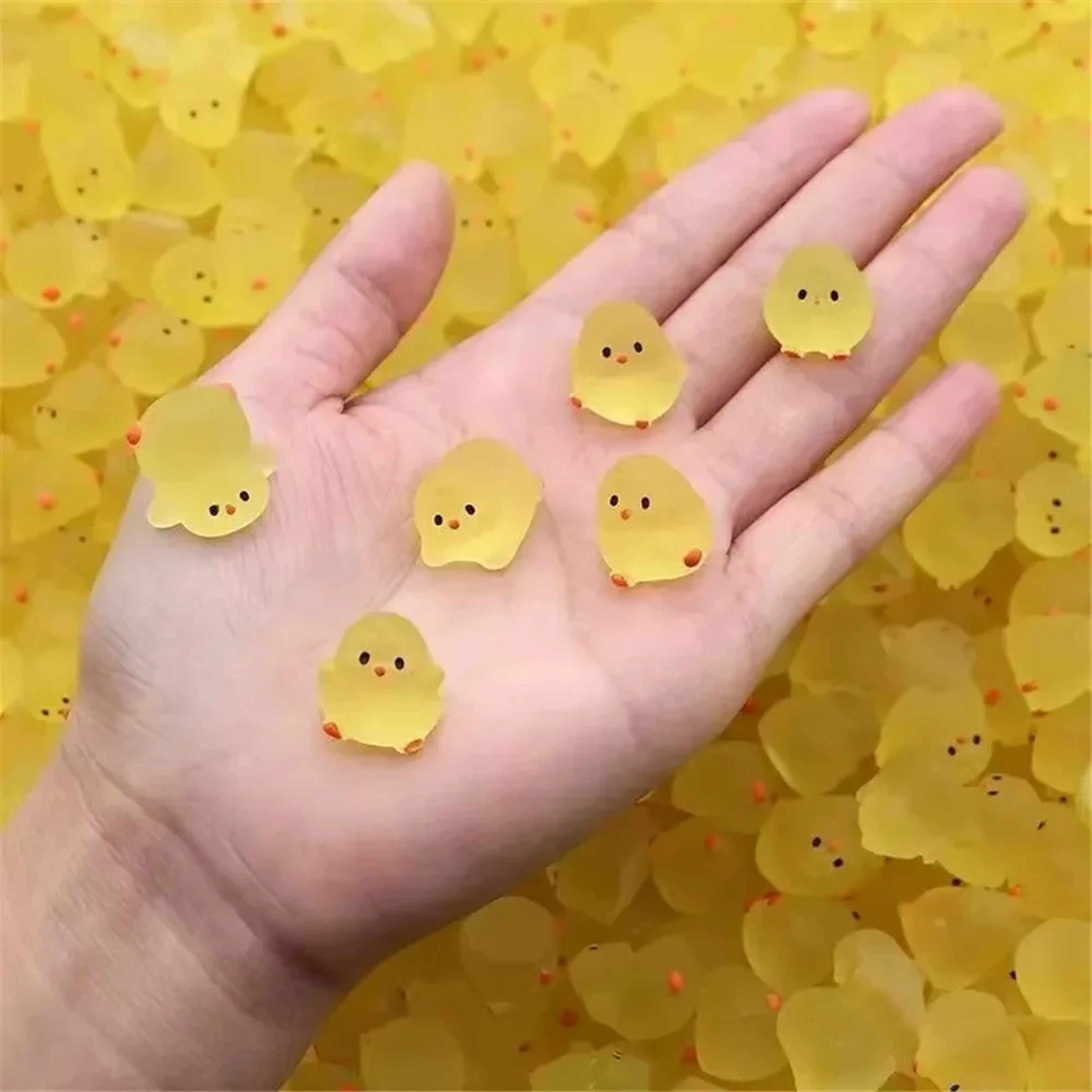 Mini Glow In Dark Chicken Fluorescent Chubby Chicken Crafts Decorative Home Decor Accessories Minia 1