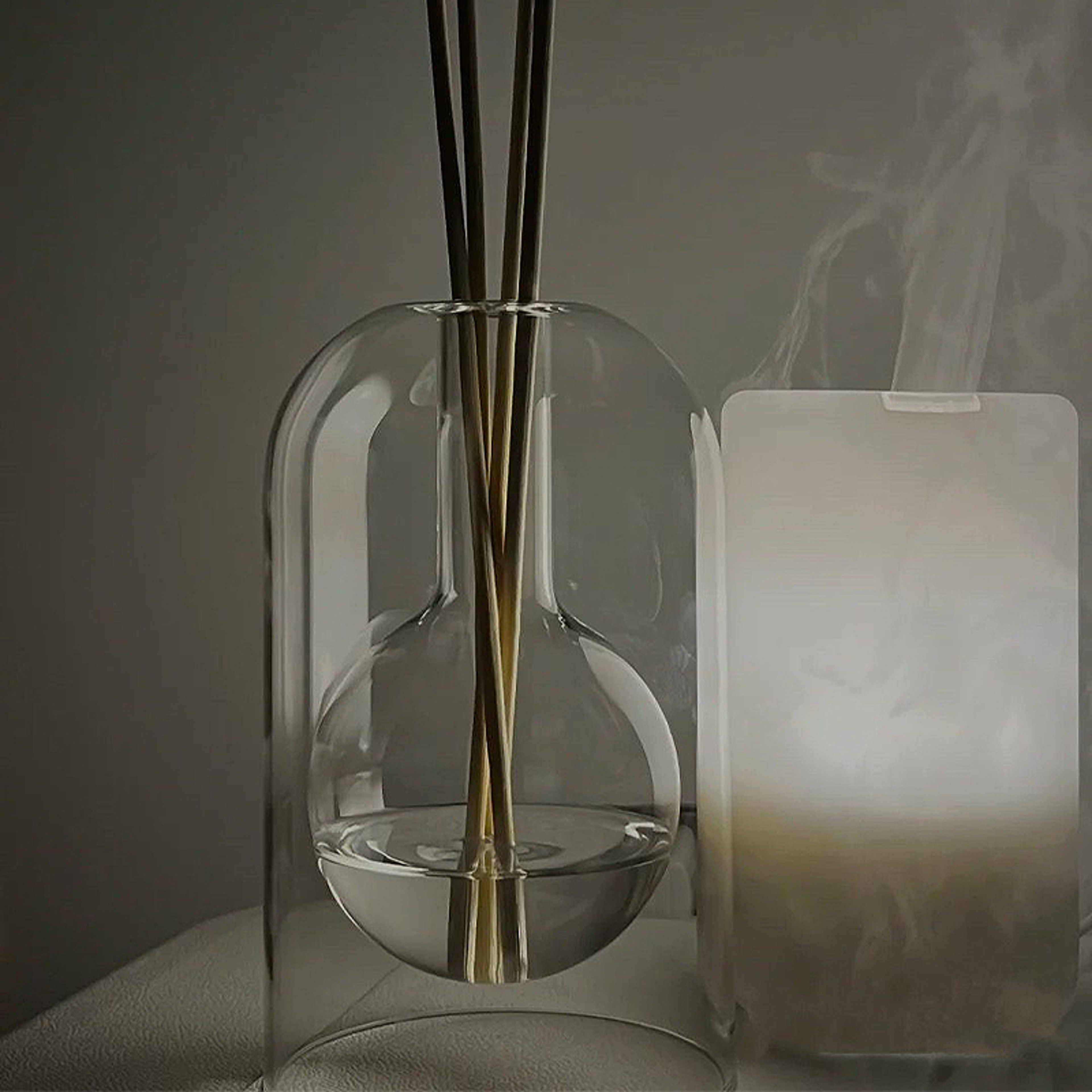 Aromatherapy Diffuser Bottle Glass Modern Home Decorations Essential Oil With Diffusers Sticks Tran 3