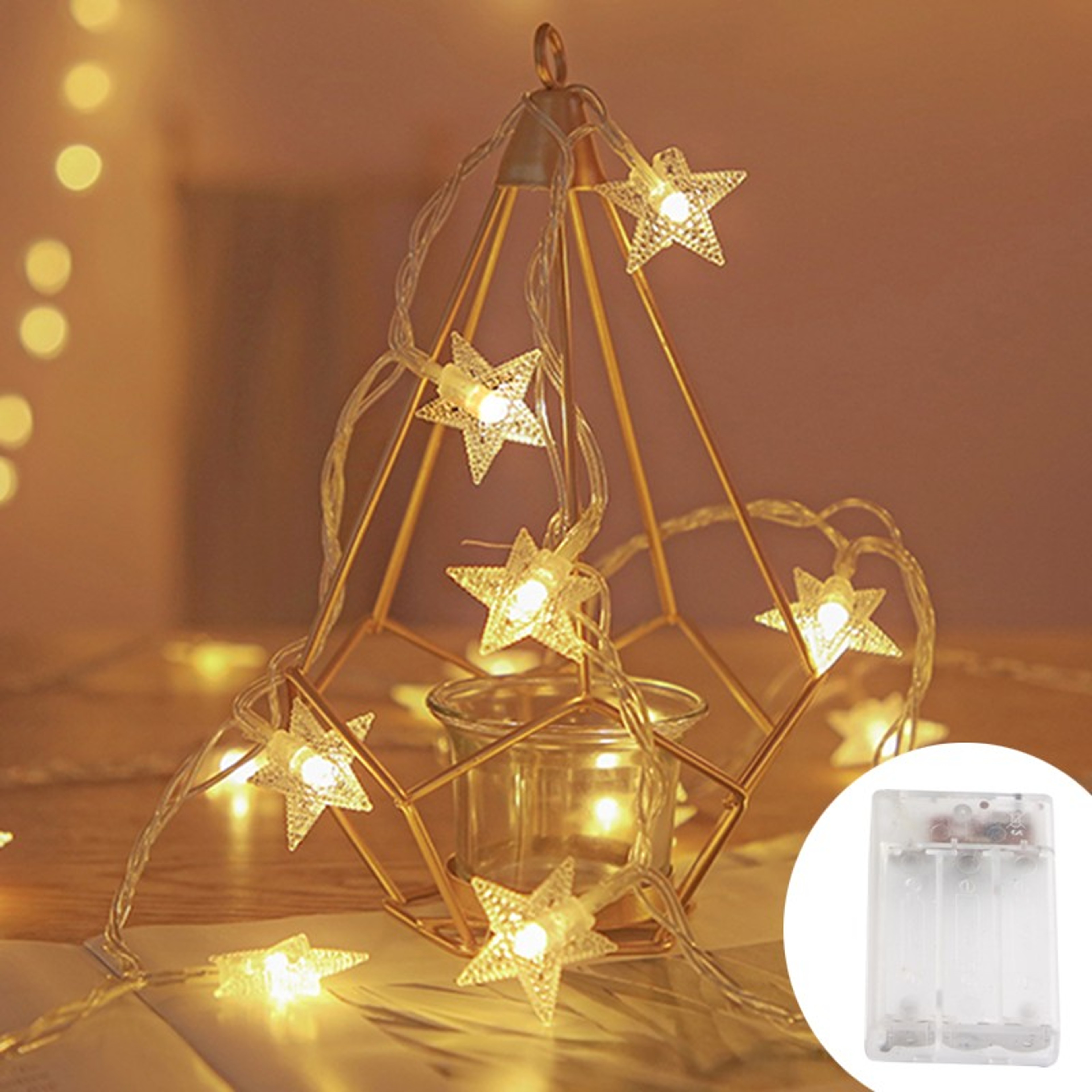 Outdoor LED String Lights Star Chain Bulb Fairy Lights For Home Garden Wedding Decor 5