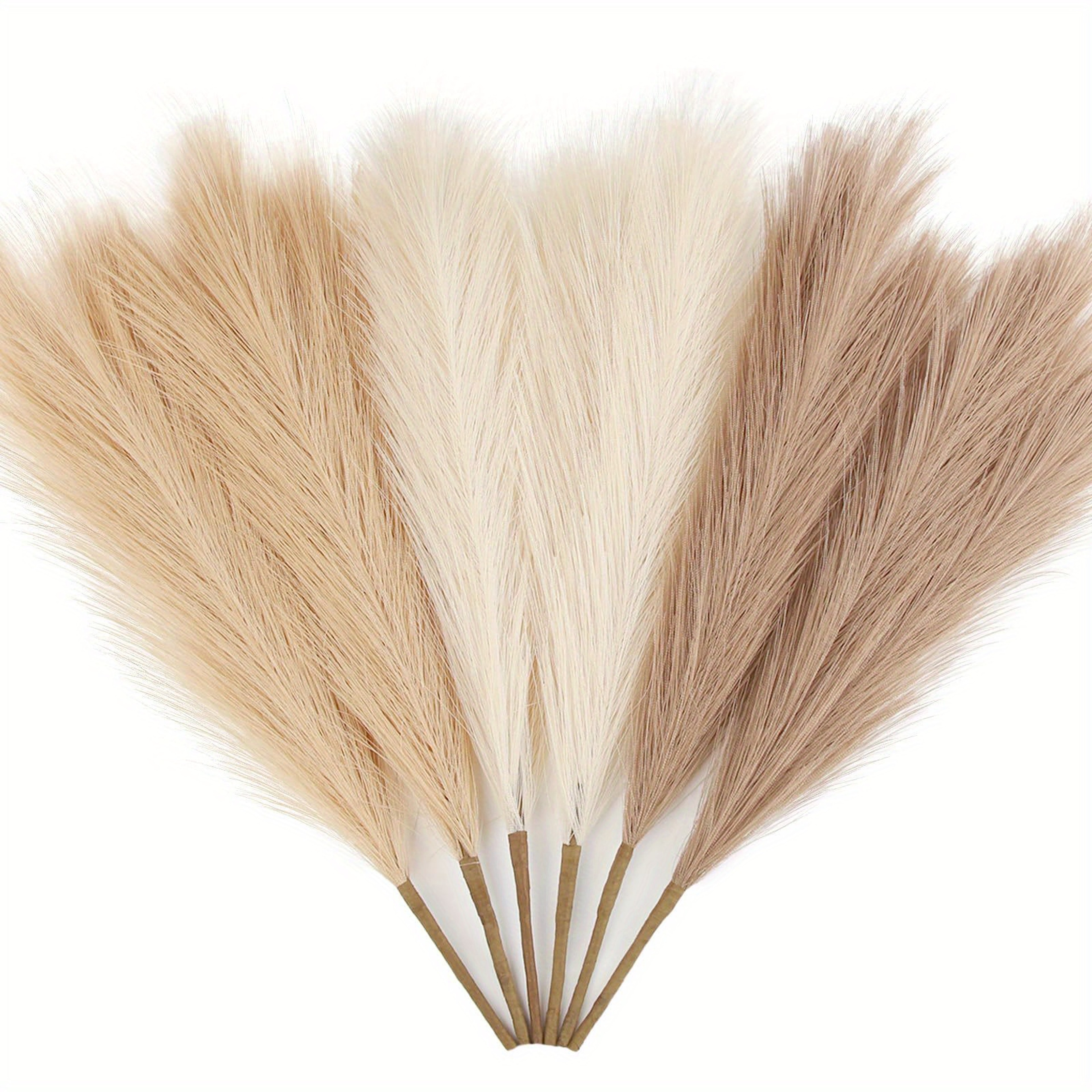 6PCS Artificial Pampas Fake Plant Reed Christmas Decoration Floral Table Arrange Flower Grass Decor 0