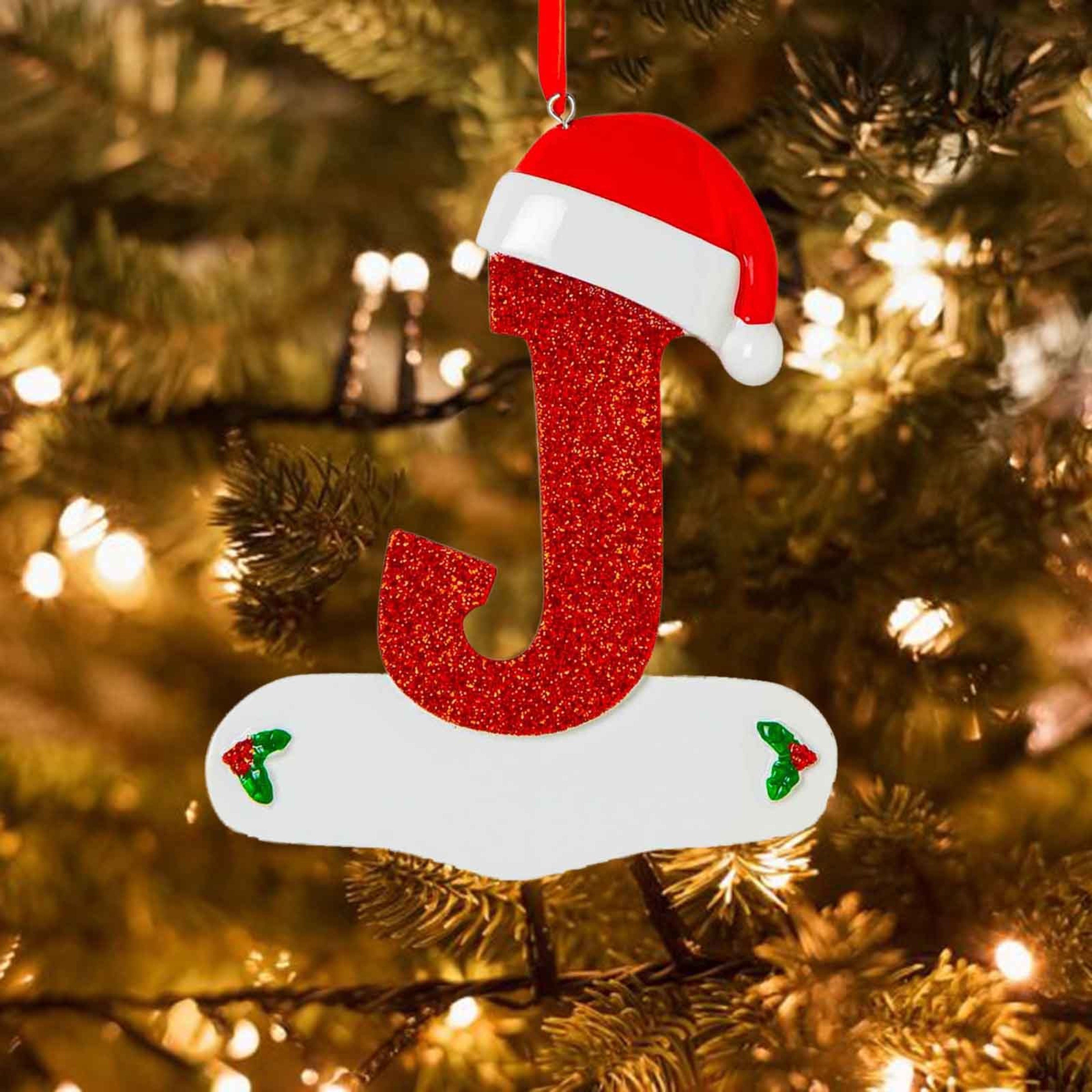 Christmas Tree Decoration Letter Pendant DIY Xmas Holiday Acrylic Ornament For Home Decor 29