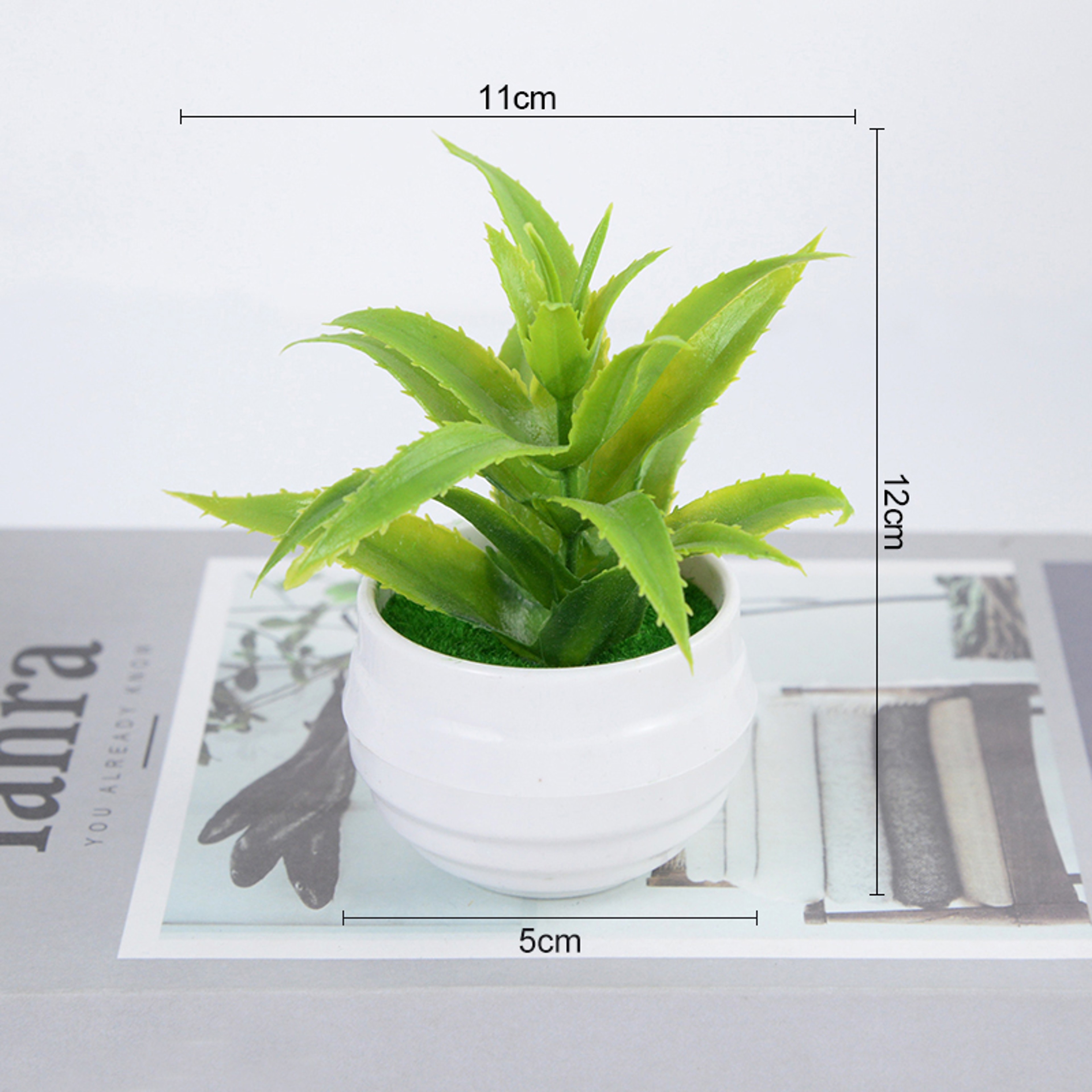 Artificial Bonsai Small Tree Pot Fake Plant, Flowers for Home Room Table Decor, Garden, and Hotel Decoration – view 18