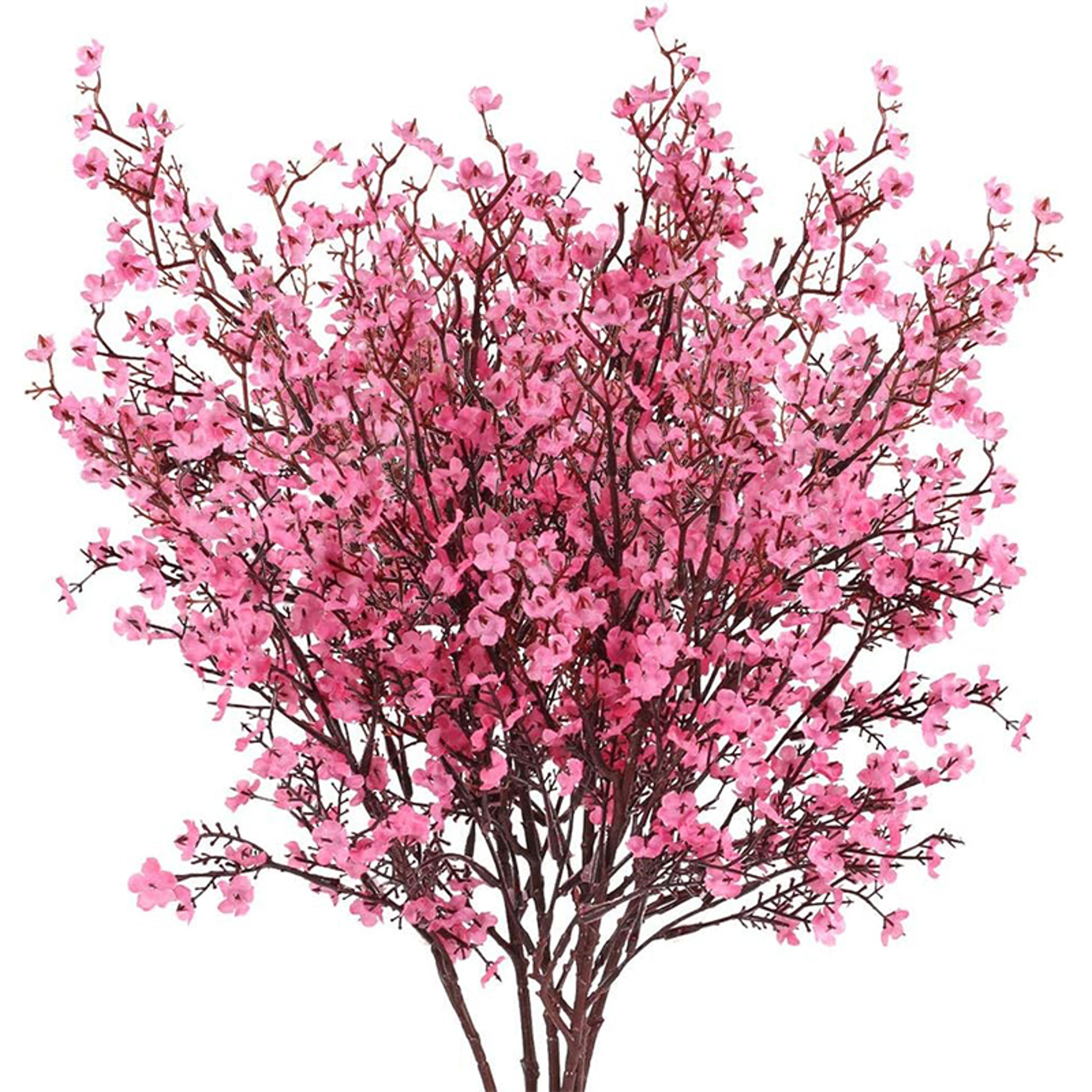 Artificial Sakura Flower Silk Petal, New Year Front Door Decoration Hanging Bow, Imitation Linen Ribbon Big Bow Material – view 2