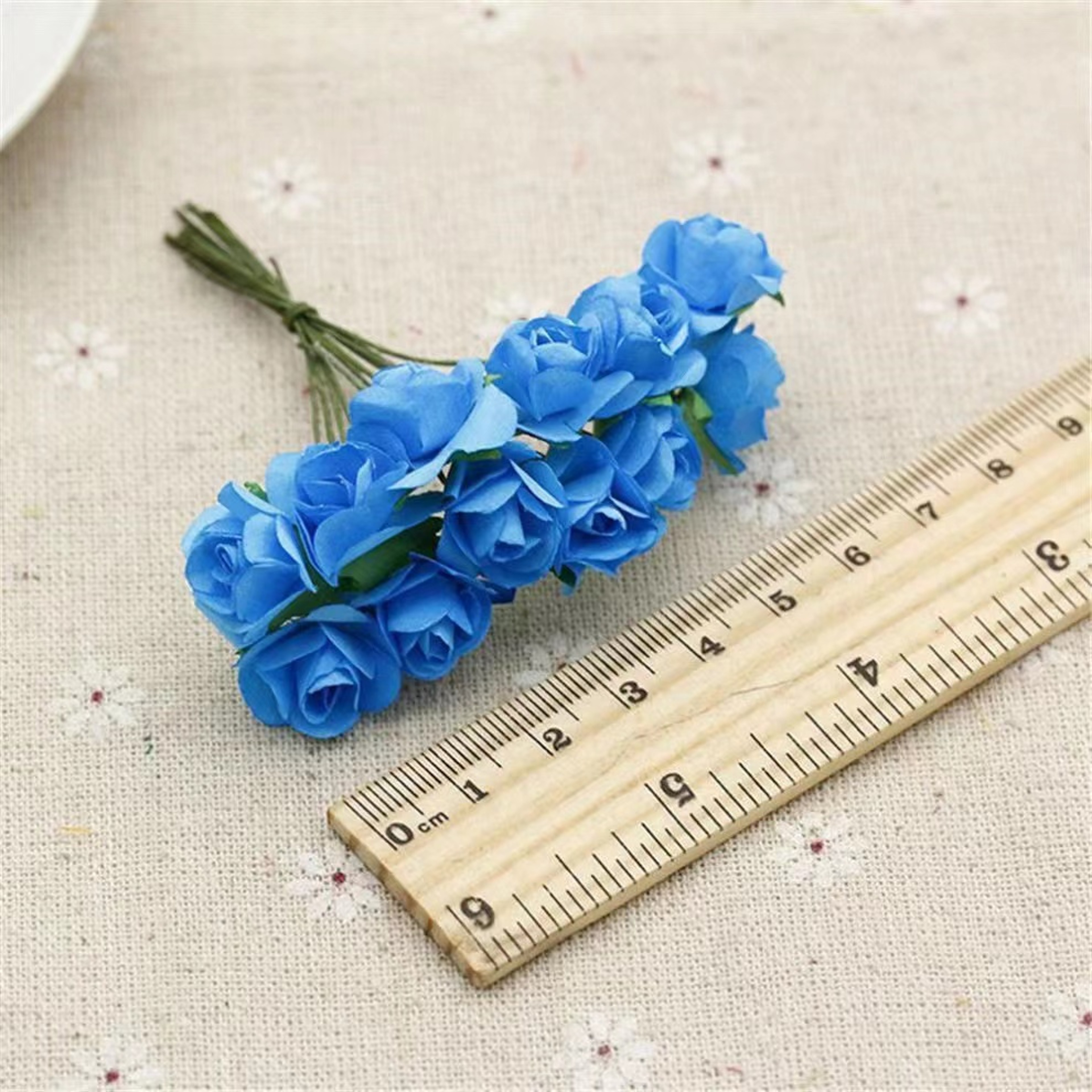 Artificial Mini Paper Rose Bouquet for Wedding Scrapbooking Party Decoration Cheap Artificial Rose Flowers – view 3