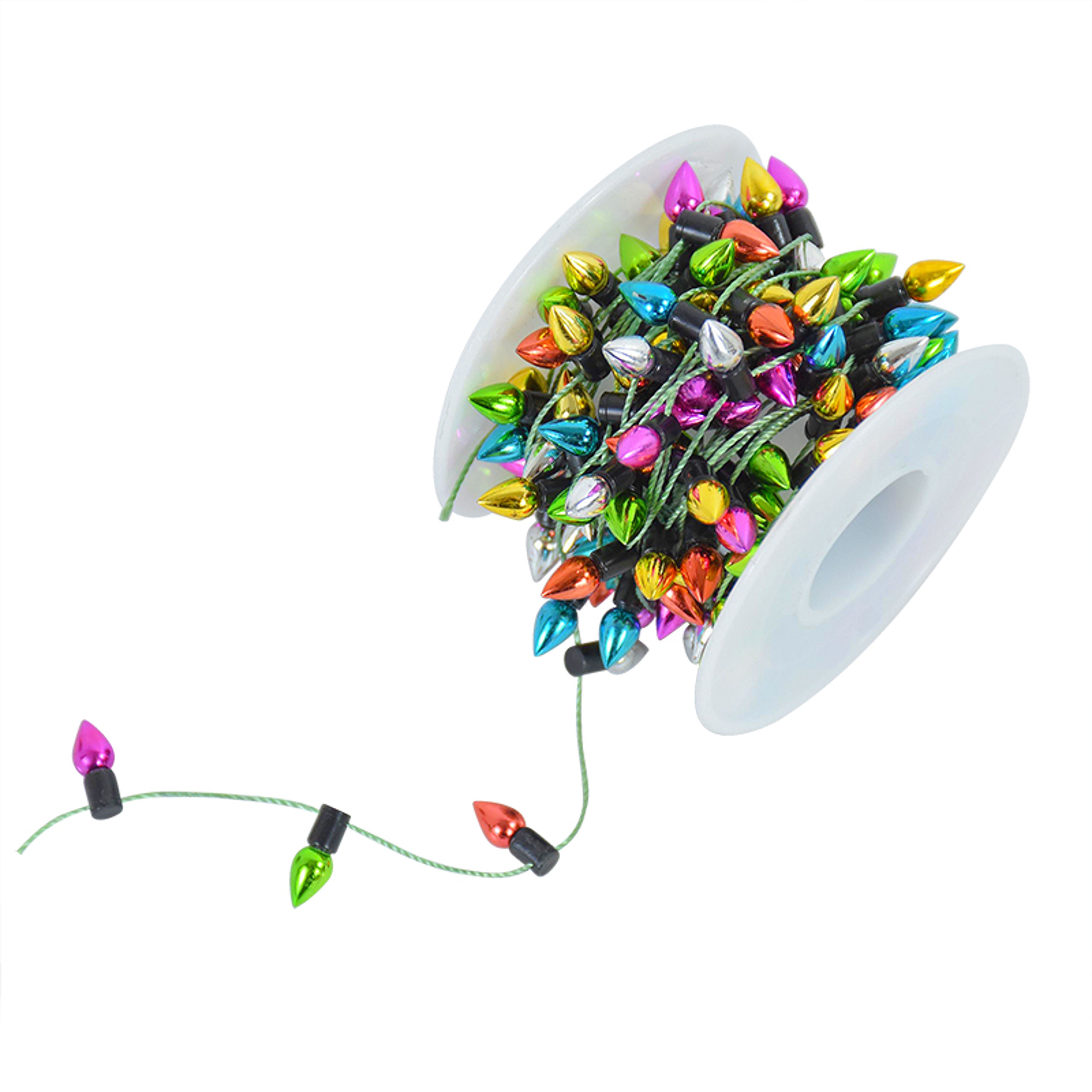 Colorful Bulbs String Garland for Xmas Tree Ornaments, Navidad Decorations, New Year Gift for DIY Dollhouse – view 6