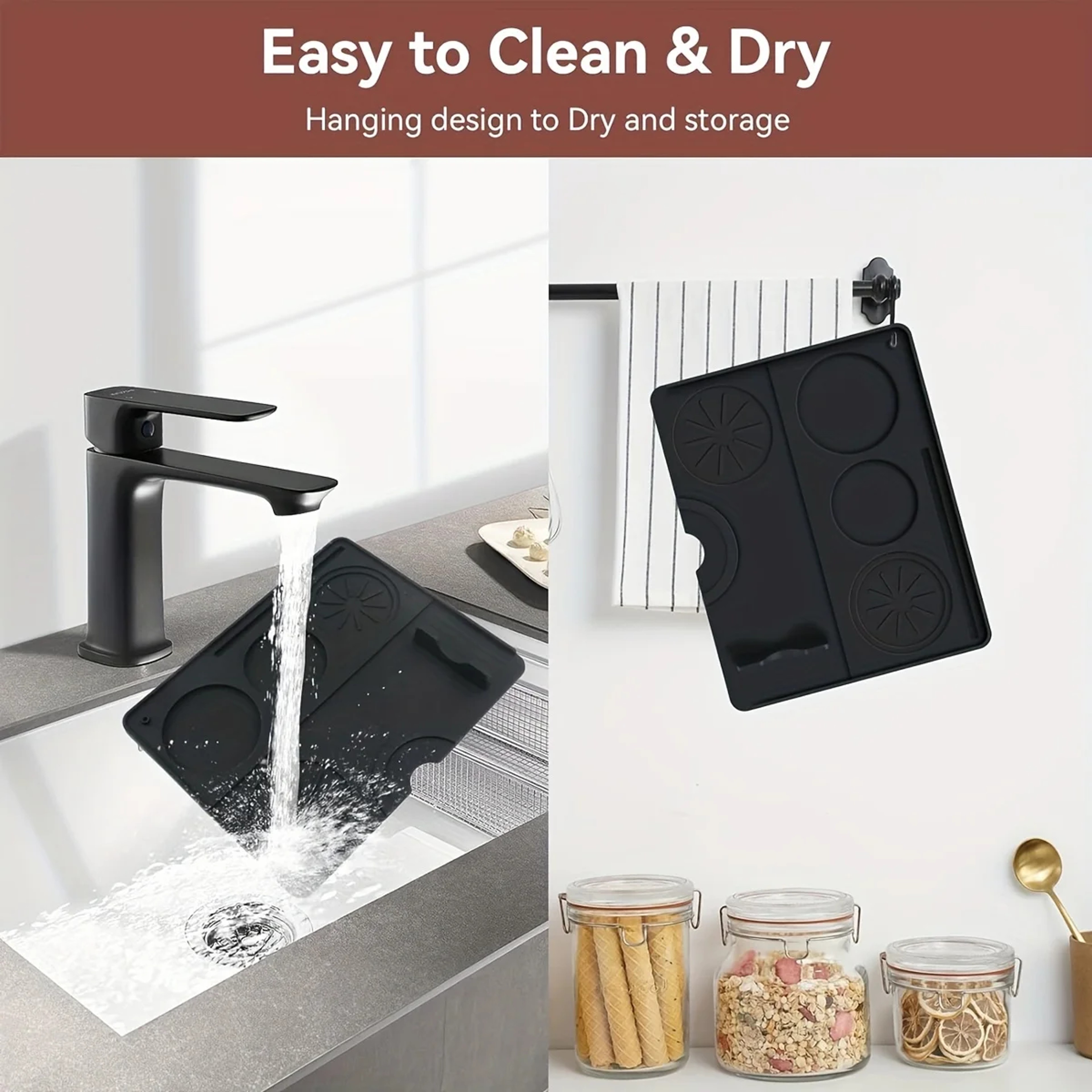 Coffee Tamping Mat Silicone Non Slip Holder Pad Coffee Accessory Tamp Station For Home And Cafe 4