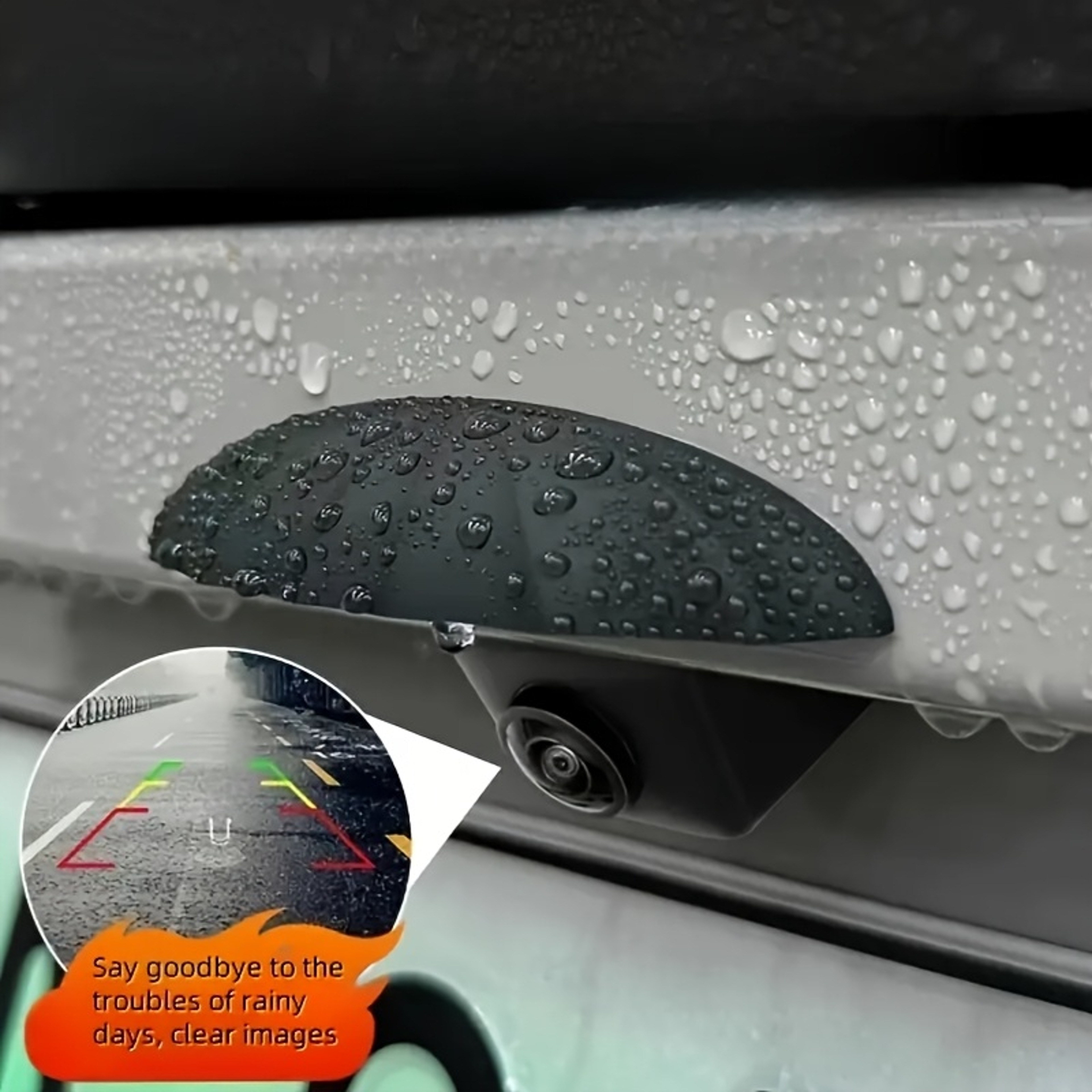 Car Rear Camera HD Reversing Silicone, Weatherproof Rain Cover for Ideal Cars Accessories and Protection – view 4
