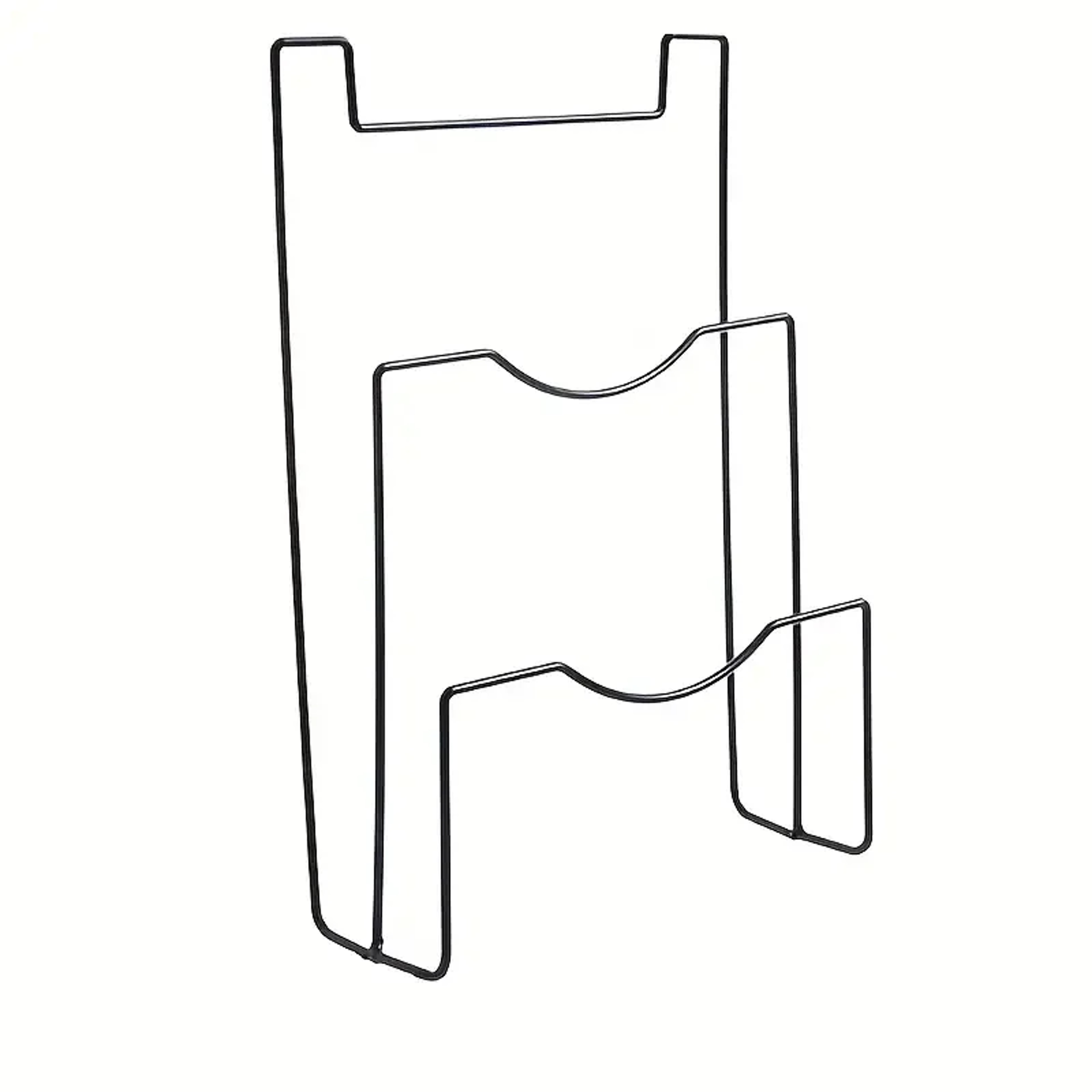 Non Perforated Pot Lid Rack Wall Mounted Iron Rack For Kitchen Multilayer Storage Organizer 6