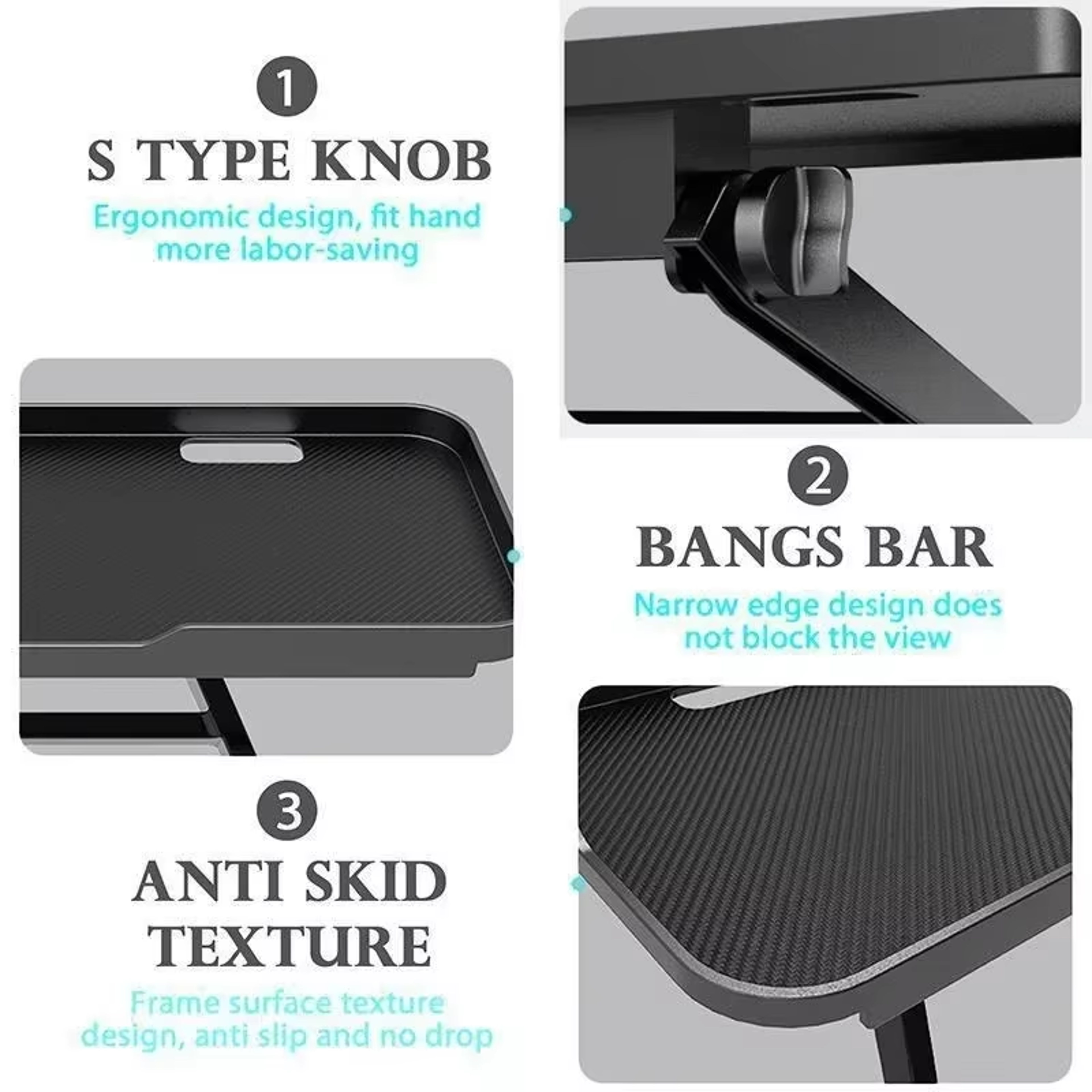 Adjustable Desktop Stand Foldable TV Screen Top Shelf Computer Monitor Box Router Office SetTop Box 2