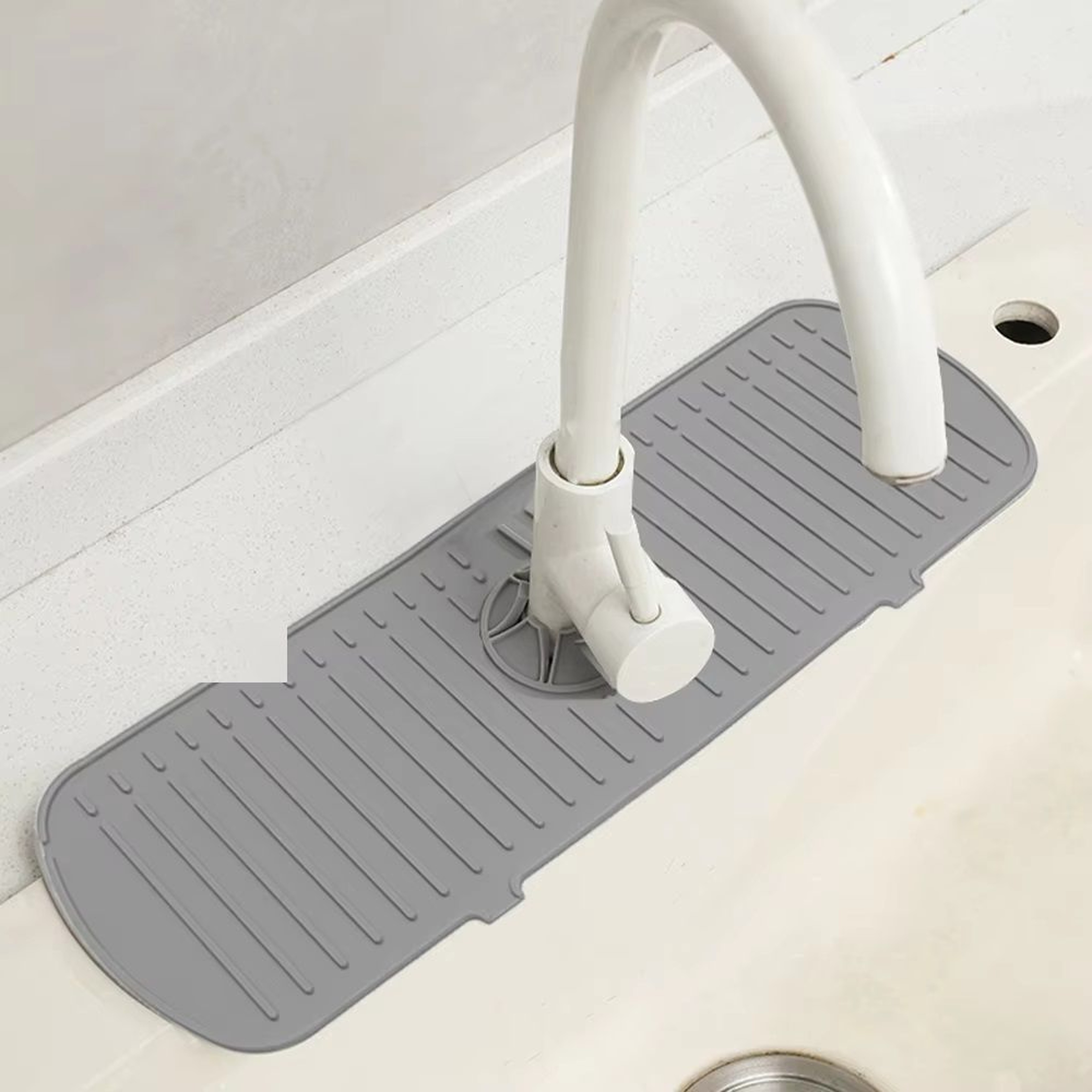 Silicone Drainage Pad Bathroom Kitchen Faucet Drip Mat Wash Basin Splash Proof Pad Table Draining P 0
