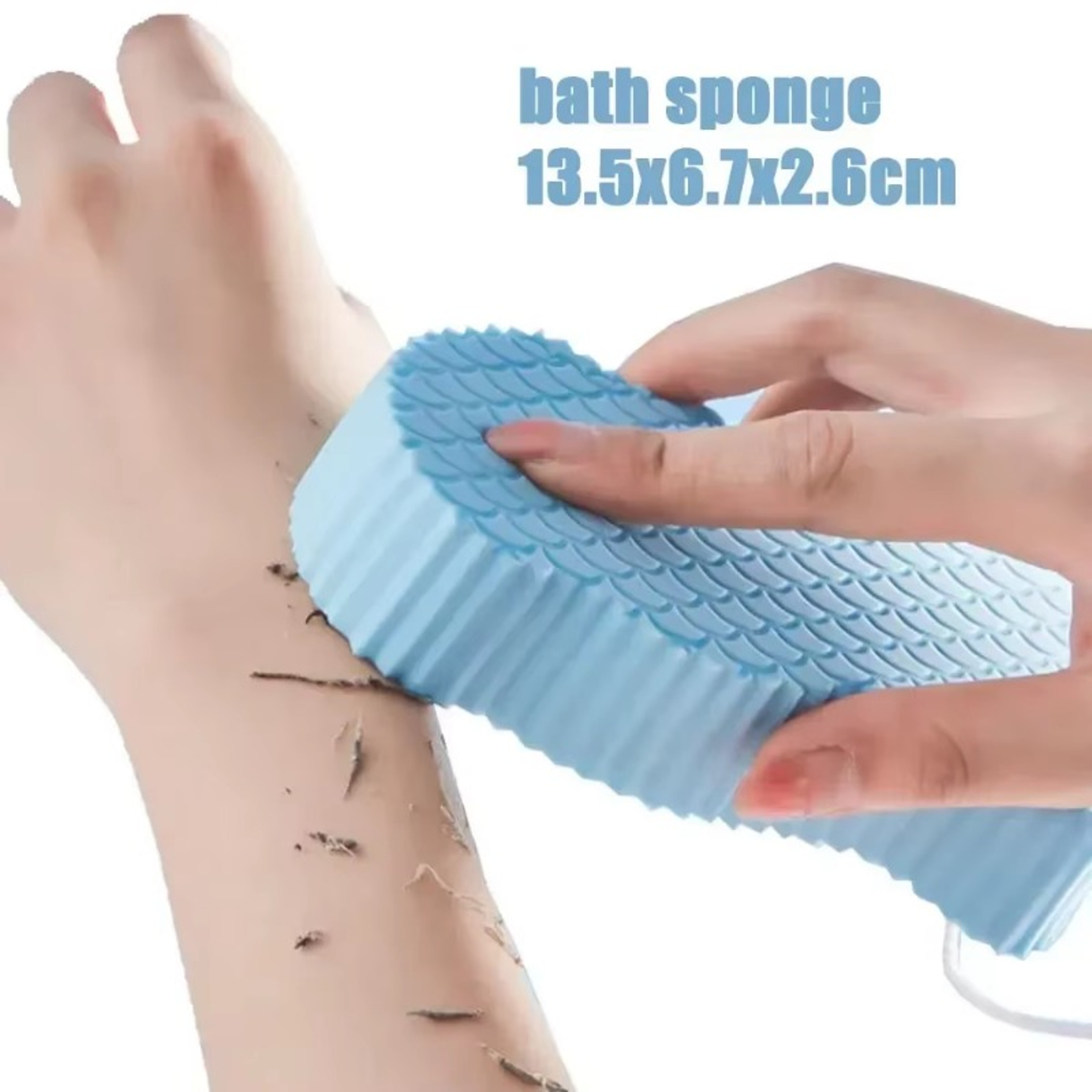 Wash The Foot Brush Body Cleanser Silicone Sponge Bath Massage Mat Shower Back Brush Wall Mounted Foot Wash Mat with Suction Cup – view 9