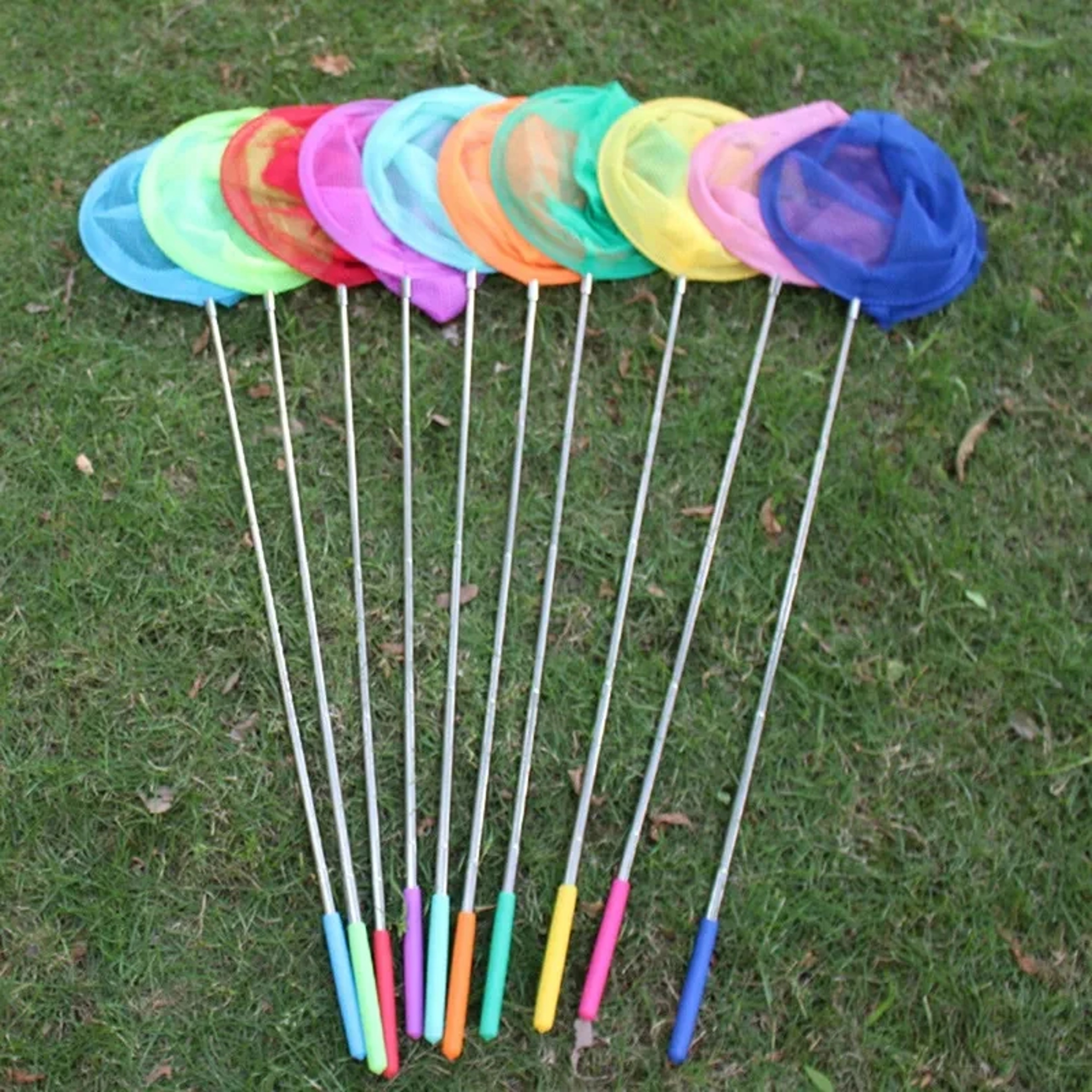 Telescopic Handheld Cage Net Summer Butterfly Catching Net Insect Catcher Lake River Fishing Tackle 2
