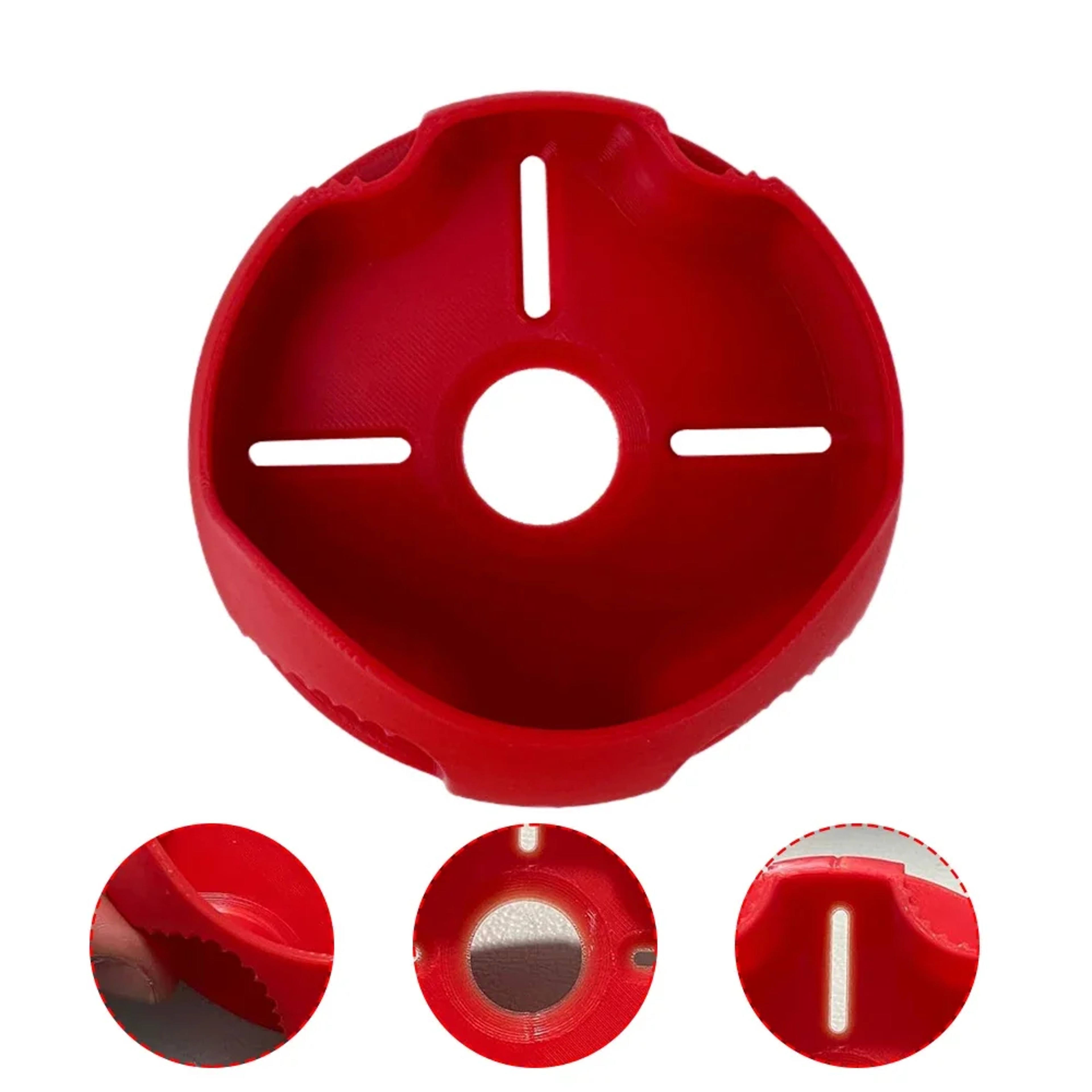 Reusable Drill Dust Collector Multifunction Dust Box Red Dust Bowl Device Dustproof Collection Tool 1