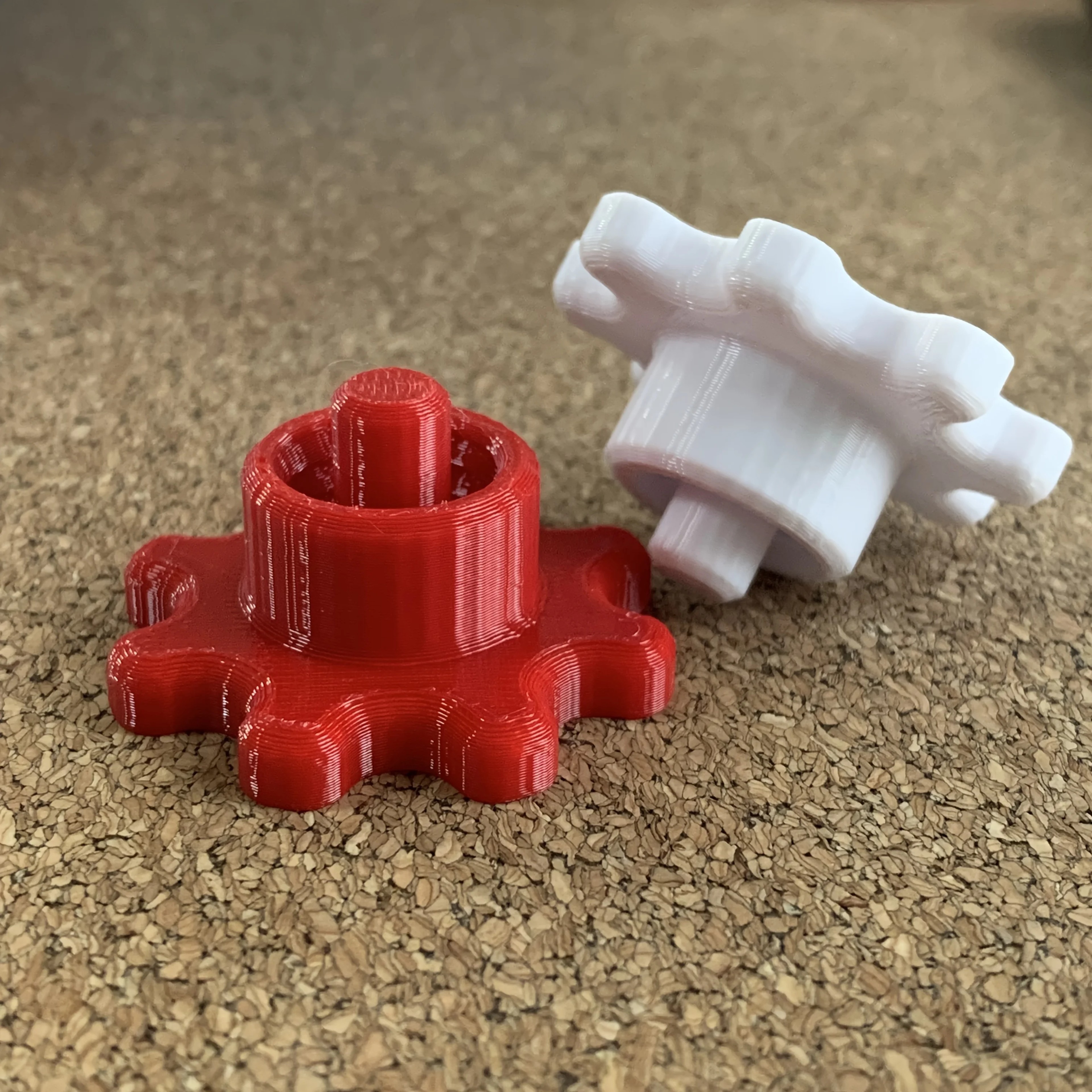 White Red Silicone Tube Cap for Silicone Hoses, Compact Portable Silicone Tubing Accessories, Keeps Tubes Soft – view 1
