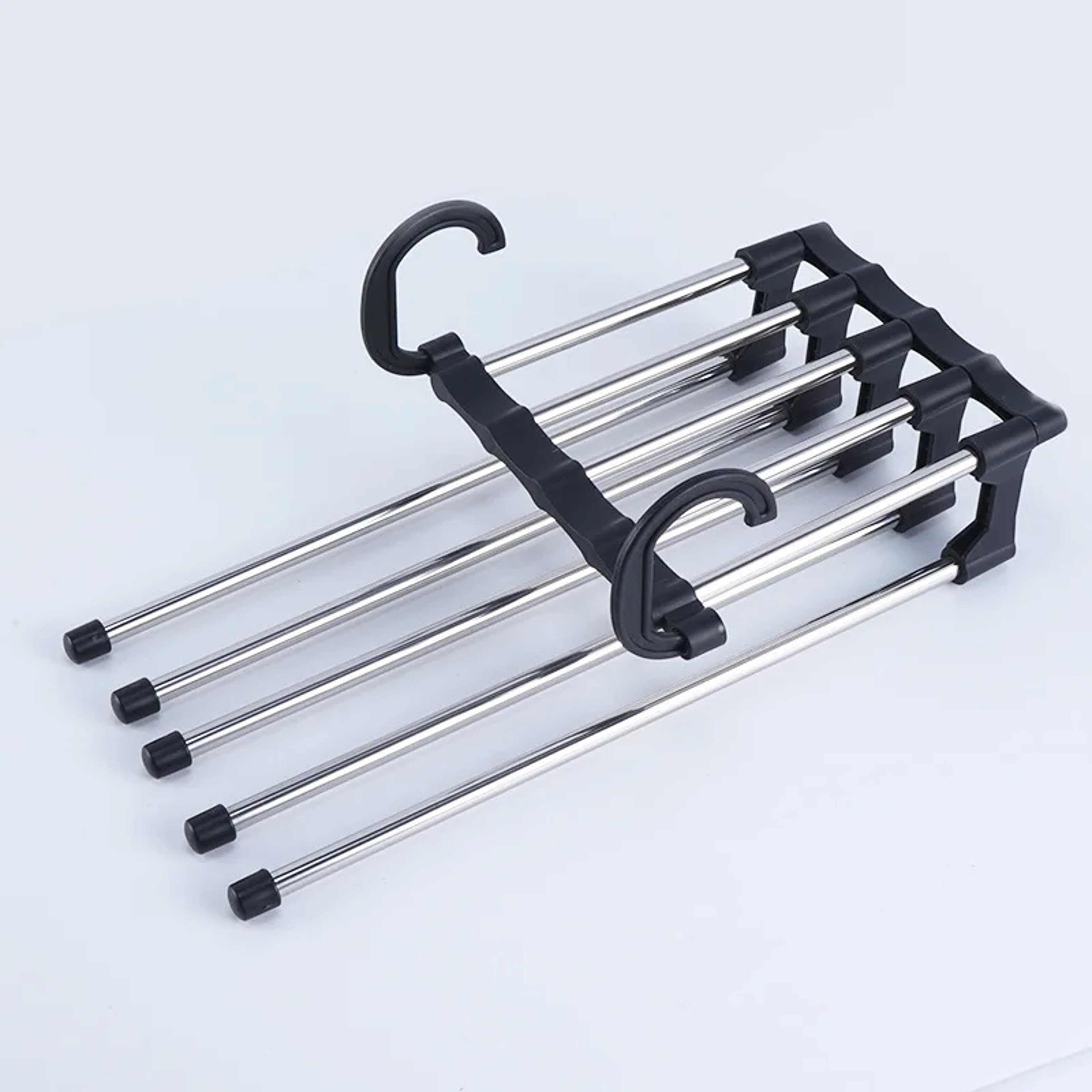 Telescopic Folding Pants Rack Multilayer Pants Hanger Household Magic Pants Clip For Wardrobe Stora 6