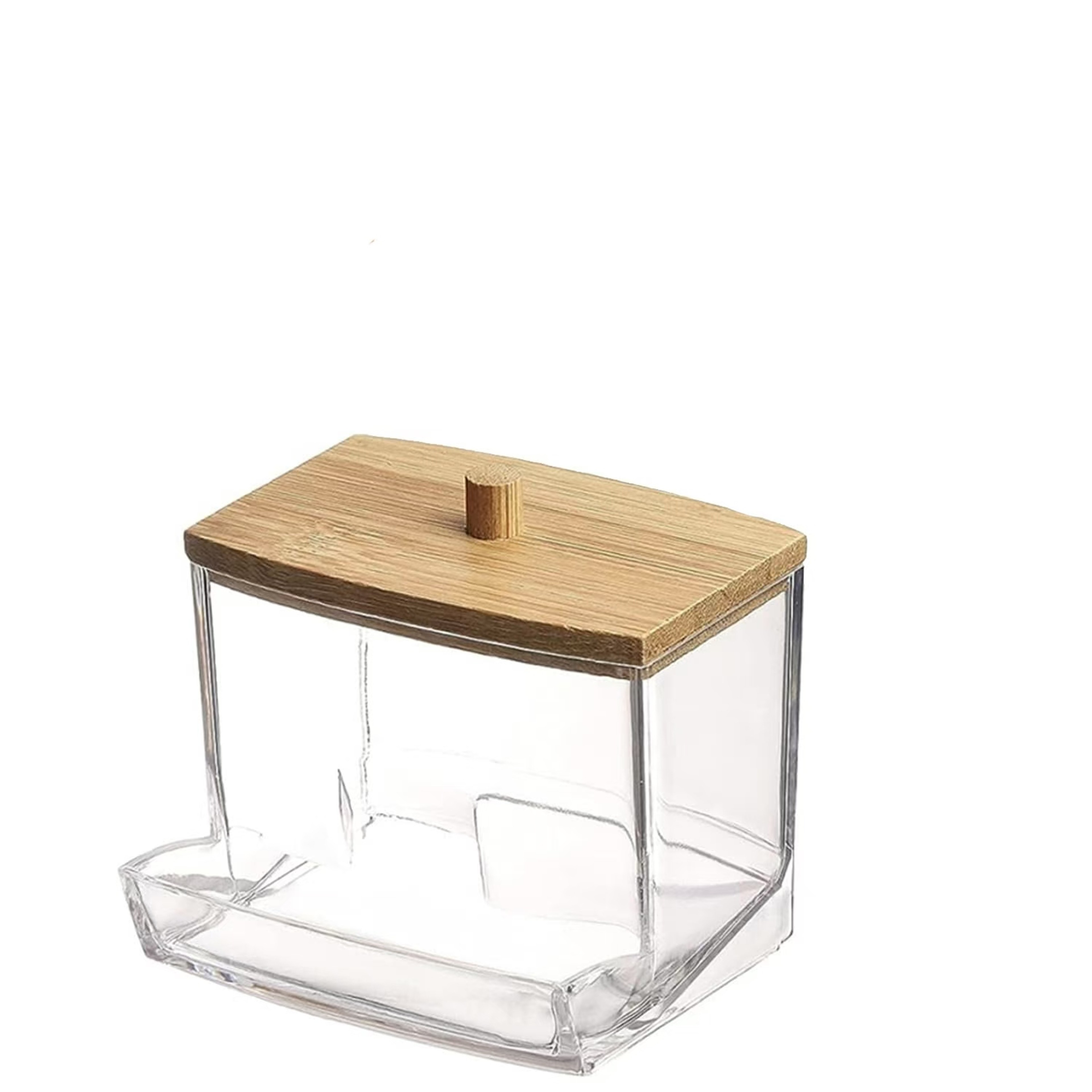 Desktop Square Cotton Swab Dental Floss Storage Box Portable Plastic Waterproof Household Organizer 5