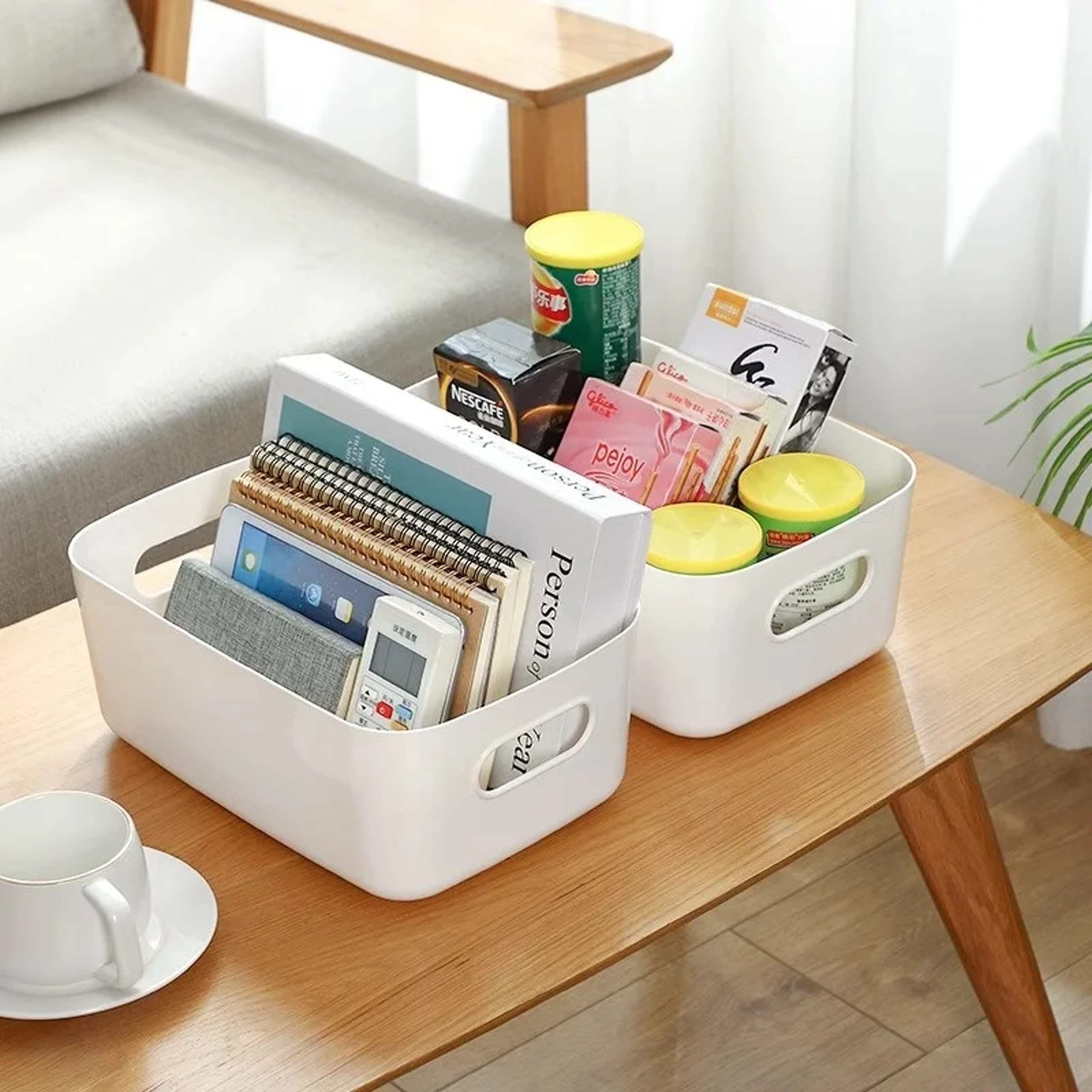 Desktop Storage Box Bathroom Organizer Box Kitchen Storage Household Plastic Storage Box Cosmetics  0