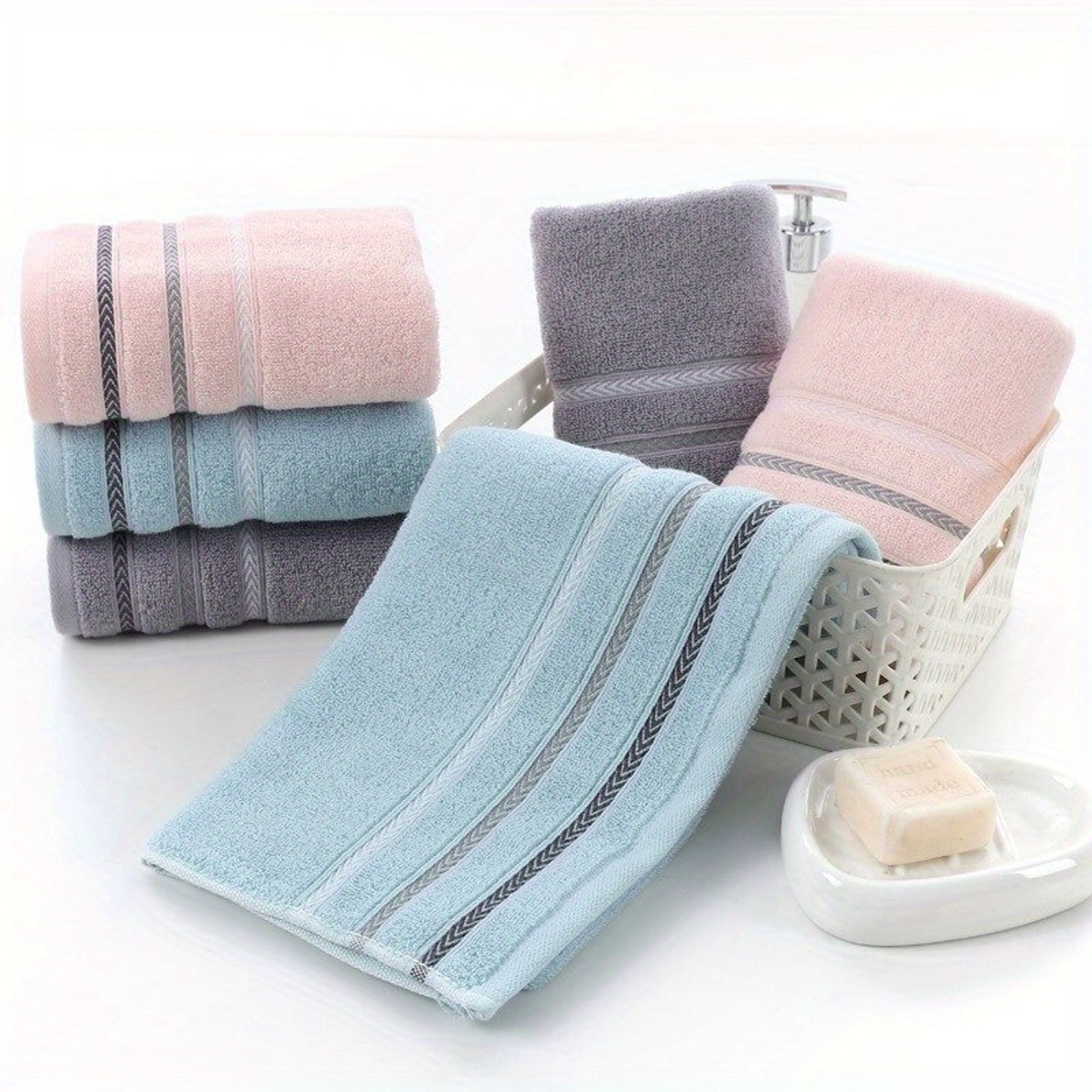 Absorbent Face Towel, Microfiber Hand Face Cleaning, Shower Hair Towel, Bathroom Home Hotel for Adults – view 2