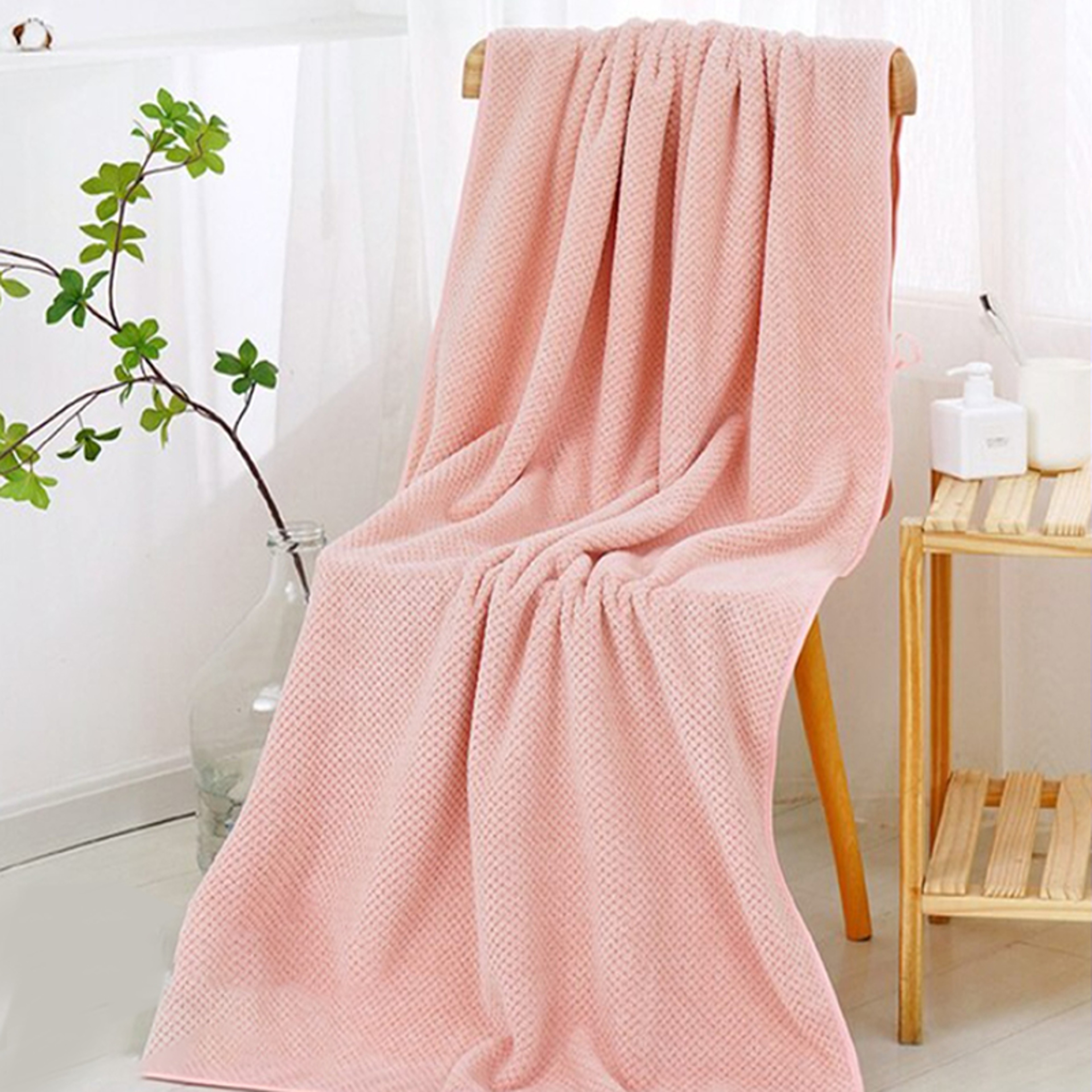 Premium Microfiber Pineapple Grid Towels Soft Highly Absorbent Hand Use Quick Drying Ideal For Bath 5