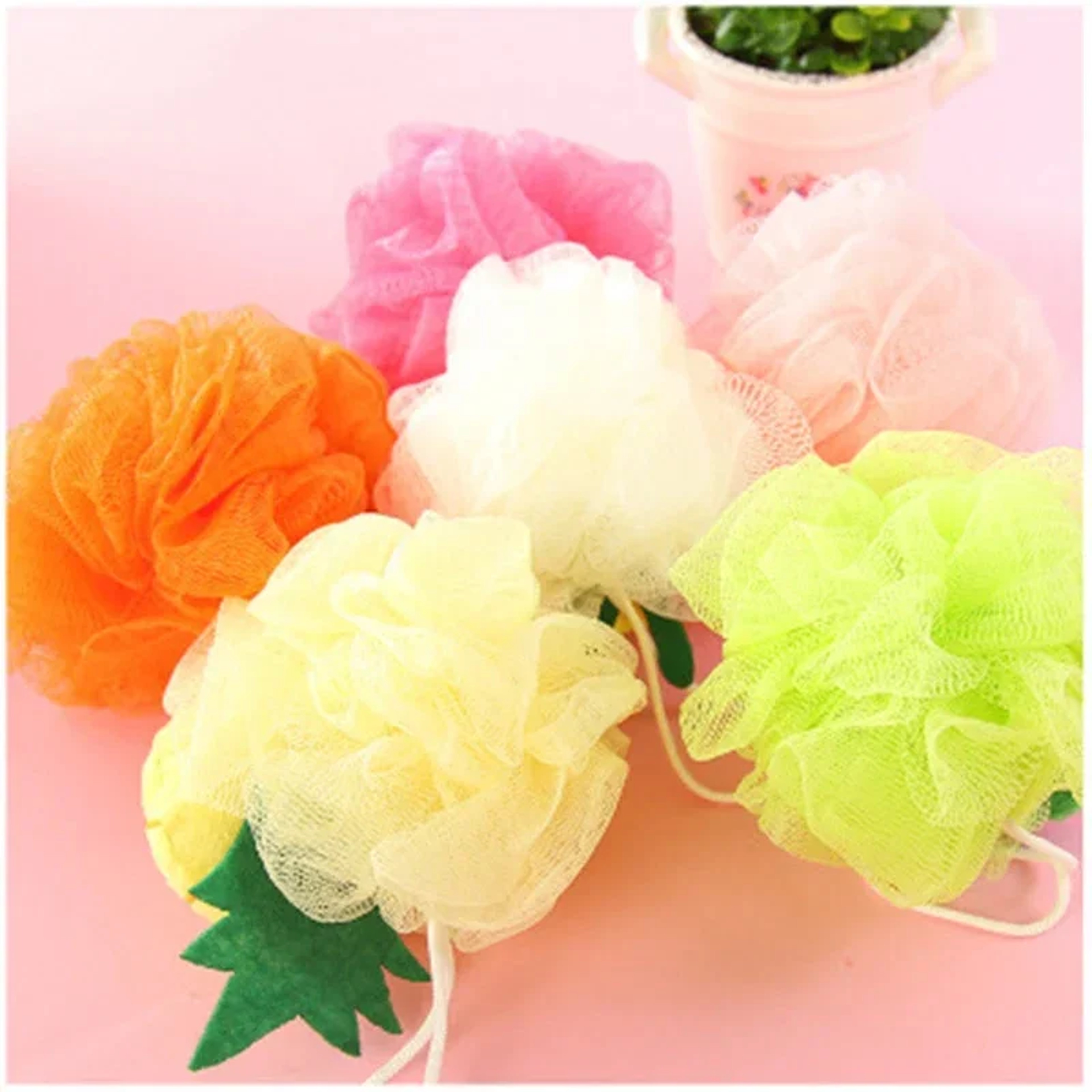 Baby Bath Sponge Cartoon Fruit Shape, Soft Baby Bath Brush for Newborn Infant Bathing, Gentle Children Shower Cleaning – view 6