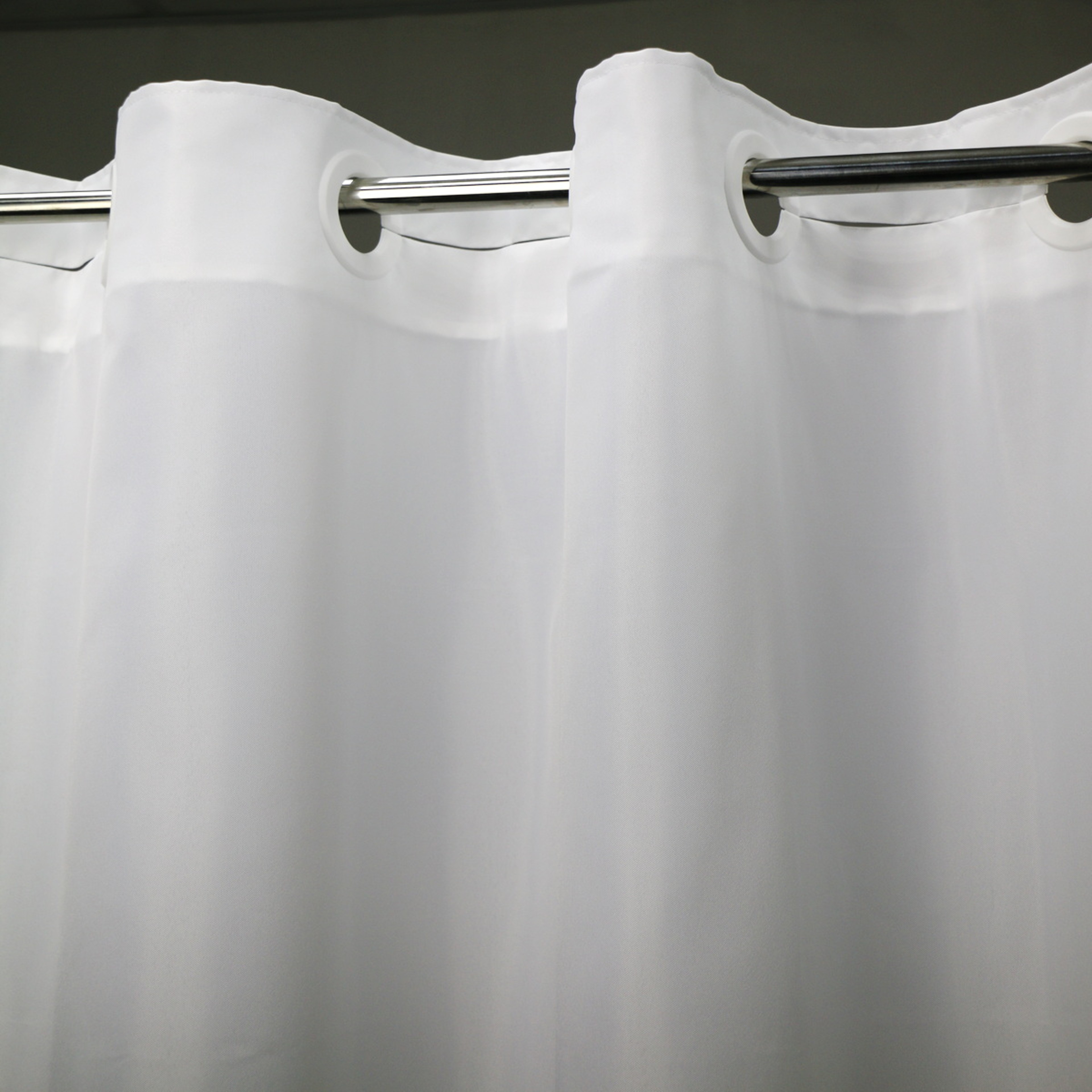 Minghe No Hook Shower Curtain, Heavy Duty Cloth, Hotel Quality Fabric Bathroom Shower Curtain – view 2