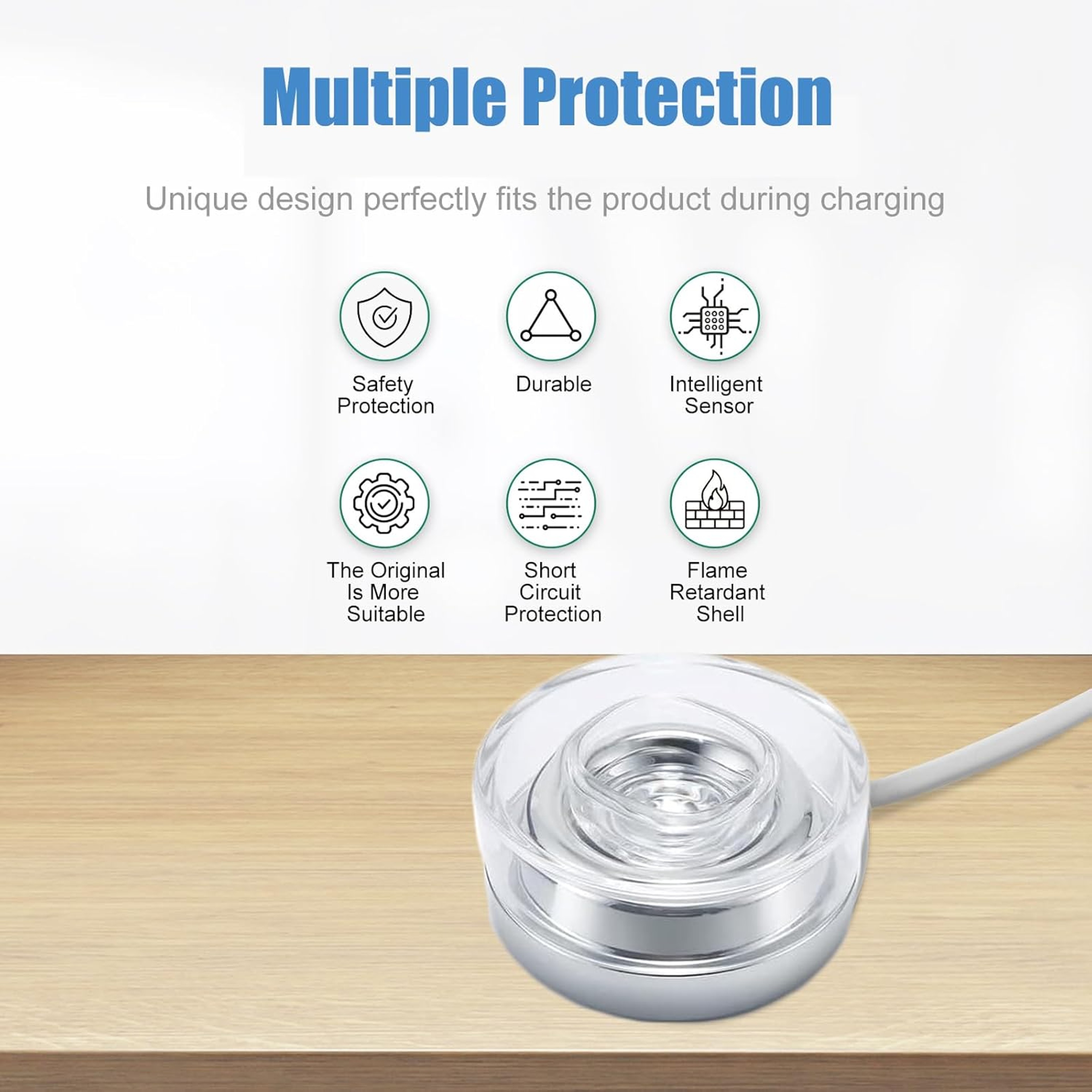 Electric Toothbrush Replacement Charger Base, Portable and Compatible with Sonic Inductive Charging Base – view 5